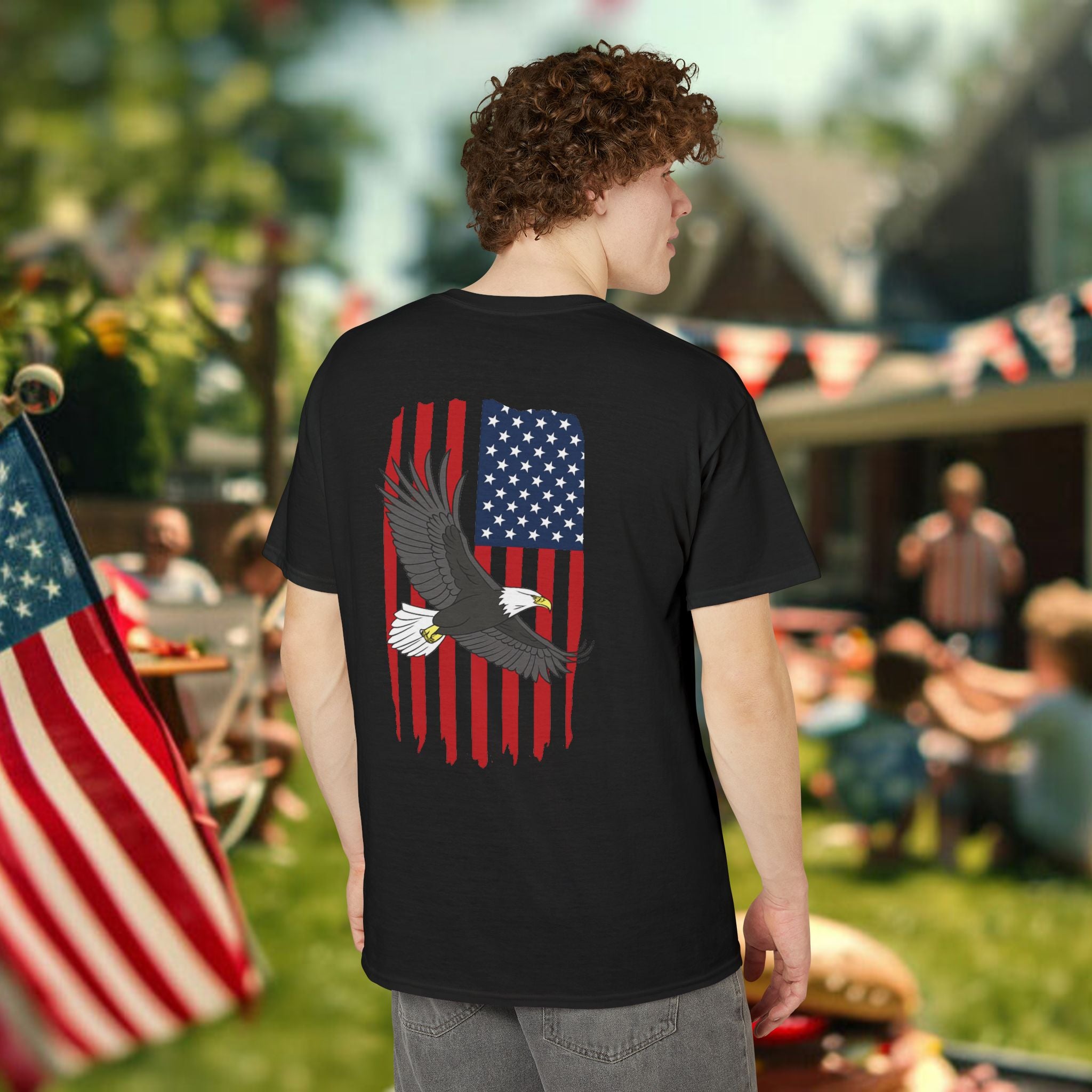 Patriotic Eagle USA T-Shirt