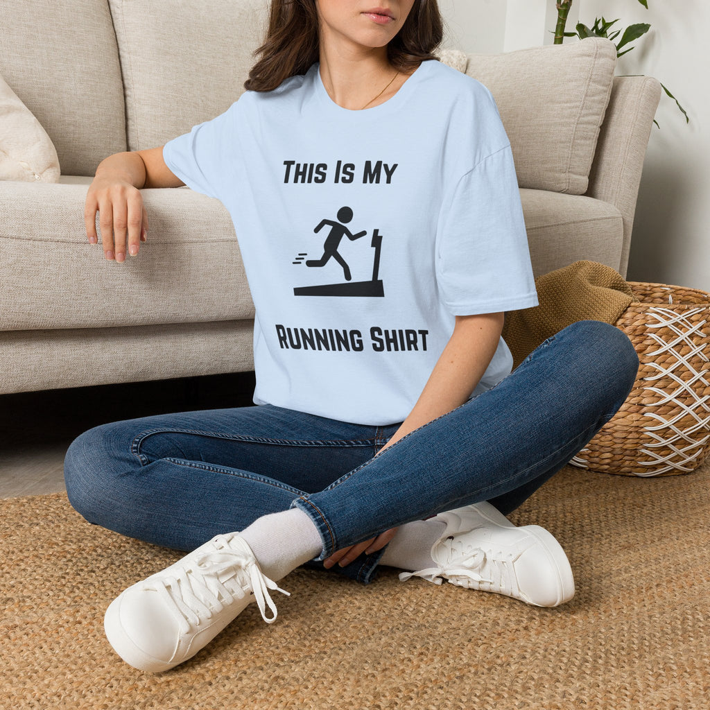 Running Shirt T‑Shirt — "This Is My Running Shirt" Graphic Tee for Treadmill Runners