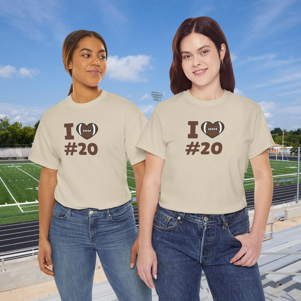 PERSONALIZABLE - I Heart #-- Customizable T‑Shirt