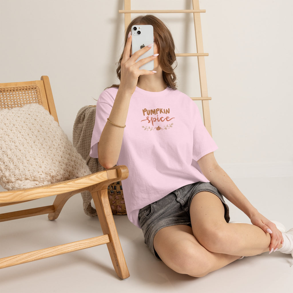 Pumpkin Spice Tee – Autumn Leaves Fall Graphic Shirt