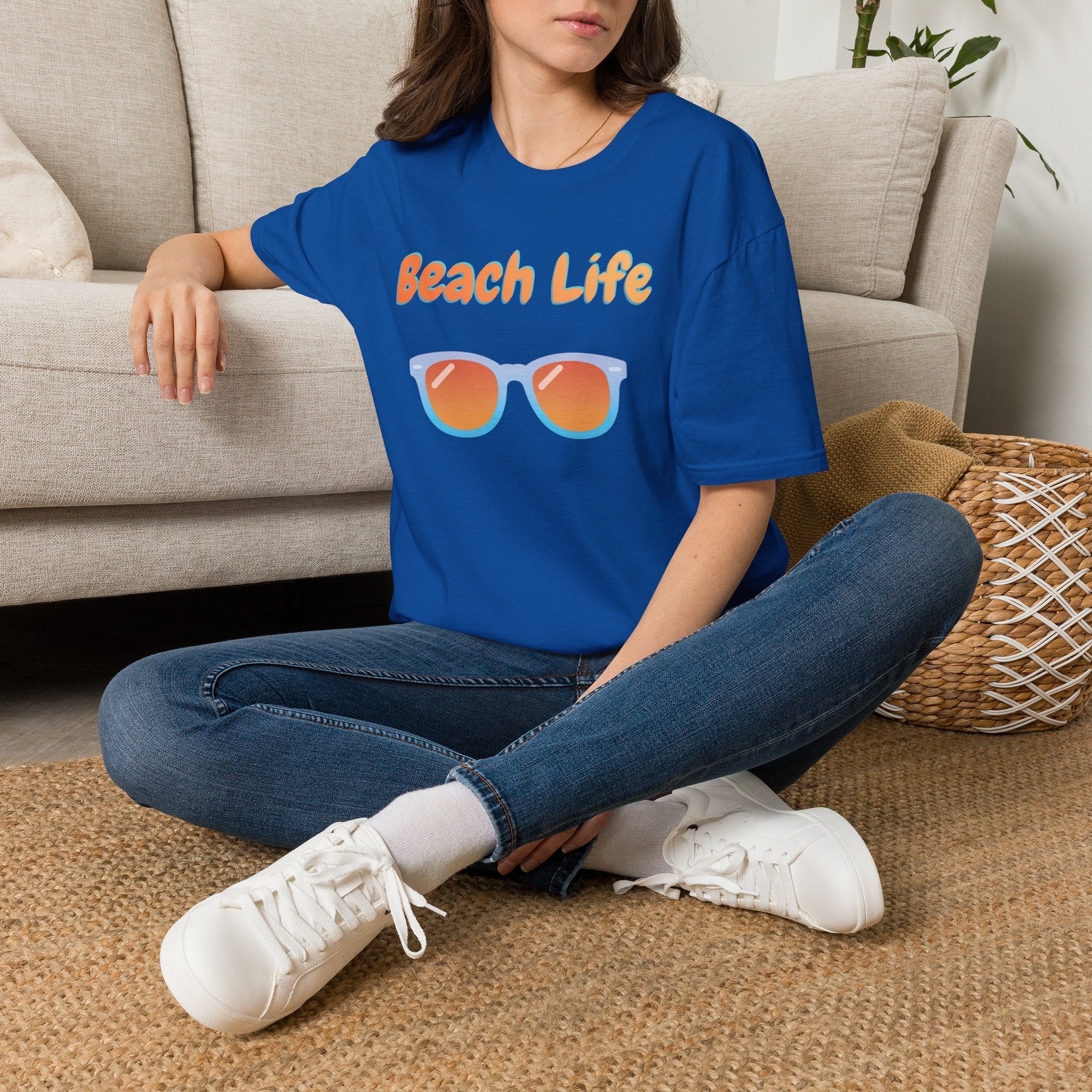 Beach Life T-Shirt — Retro Sunglasses Summer Tee