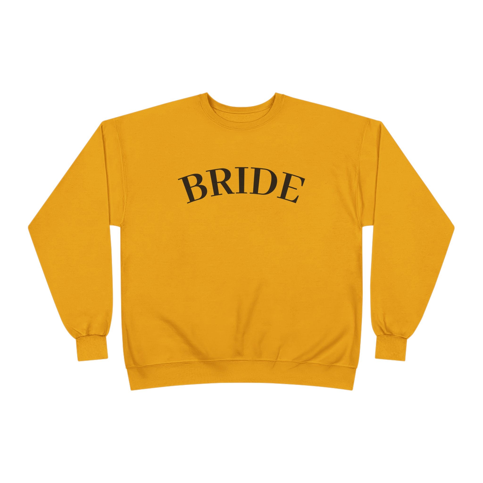 Bride Crewneck Sweatshirt — Minimal Bridal Pullover for Bachelorette & Wedding Prep