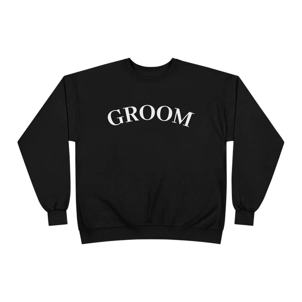 Groom Crewneck Sweatshirt — Minimal Groom Pullover