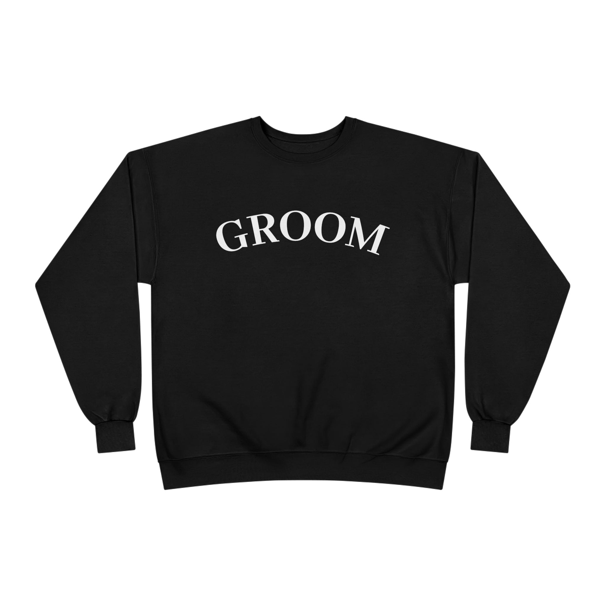 Groom Crewneck Sweatshirt — Minimal Groom Pullover