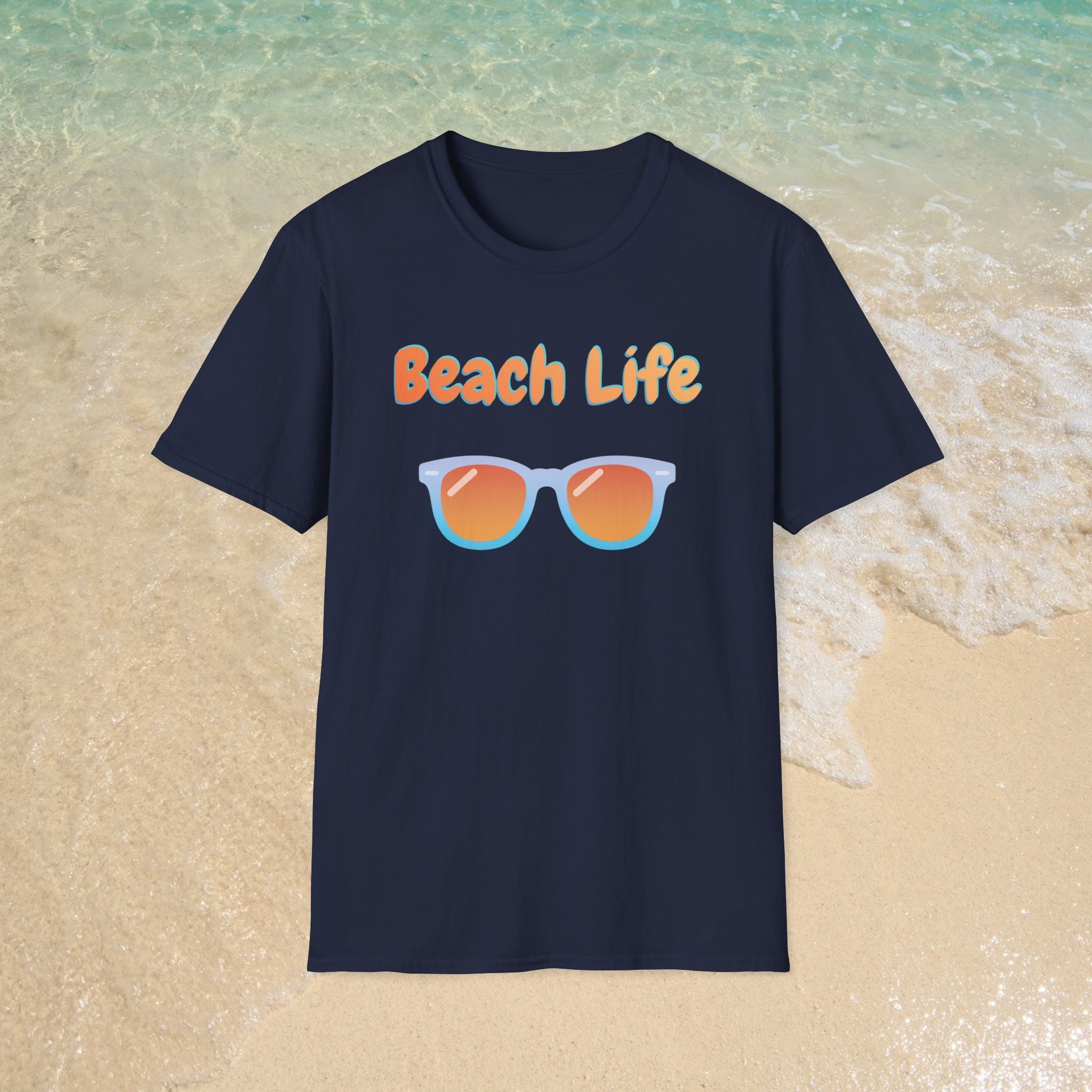 Beach Life T-Shirt — Retro Sunglasses Summer Tee