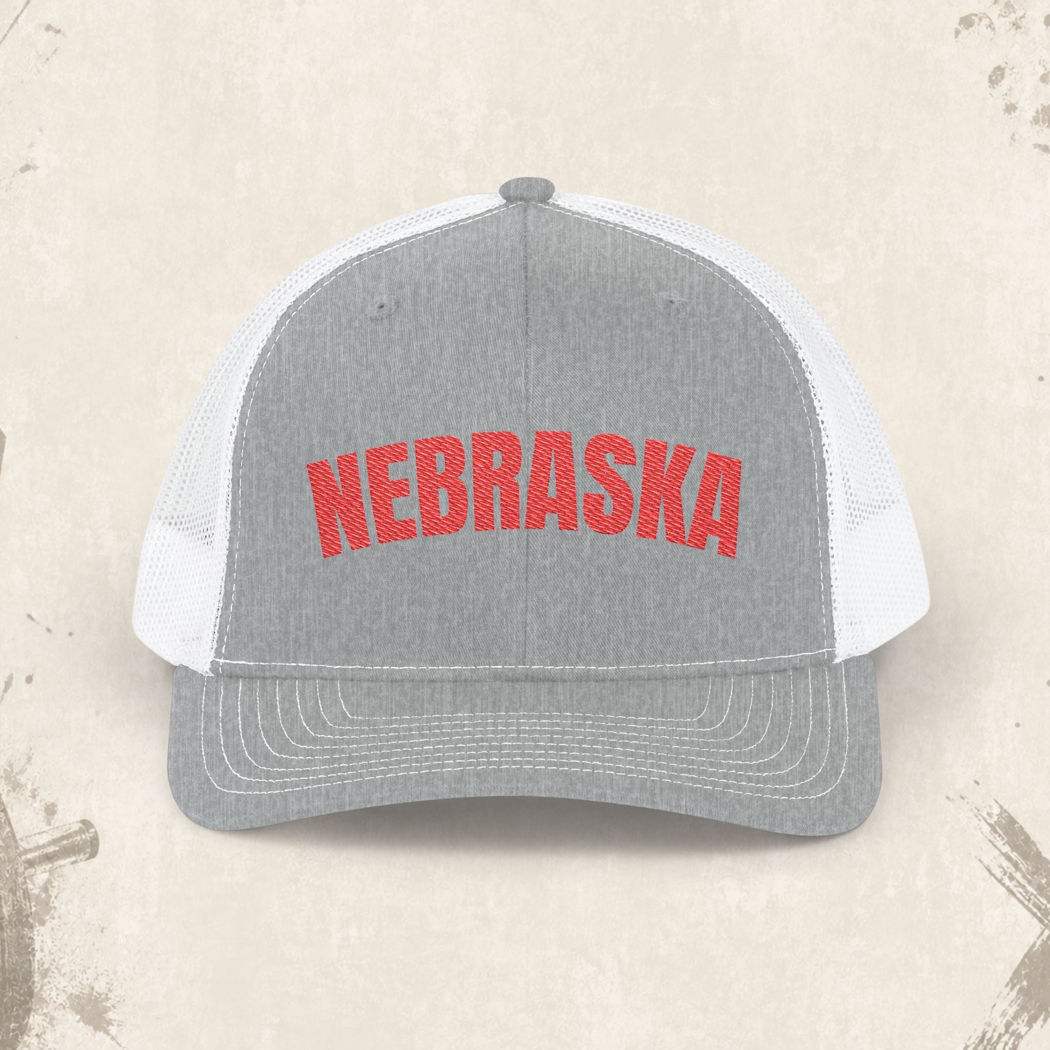 Nebraska Trucker Hat – Vintage Embroidered Snapback Cap