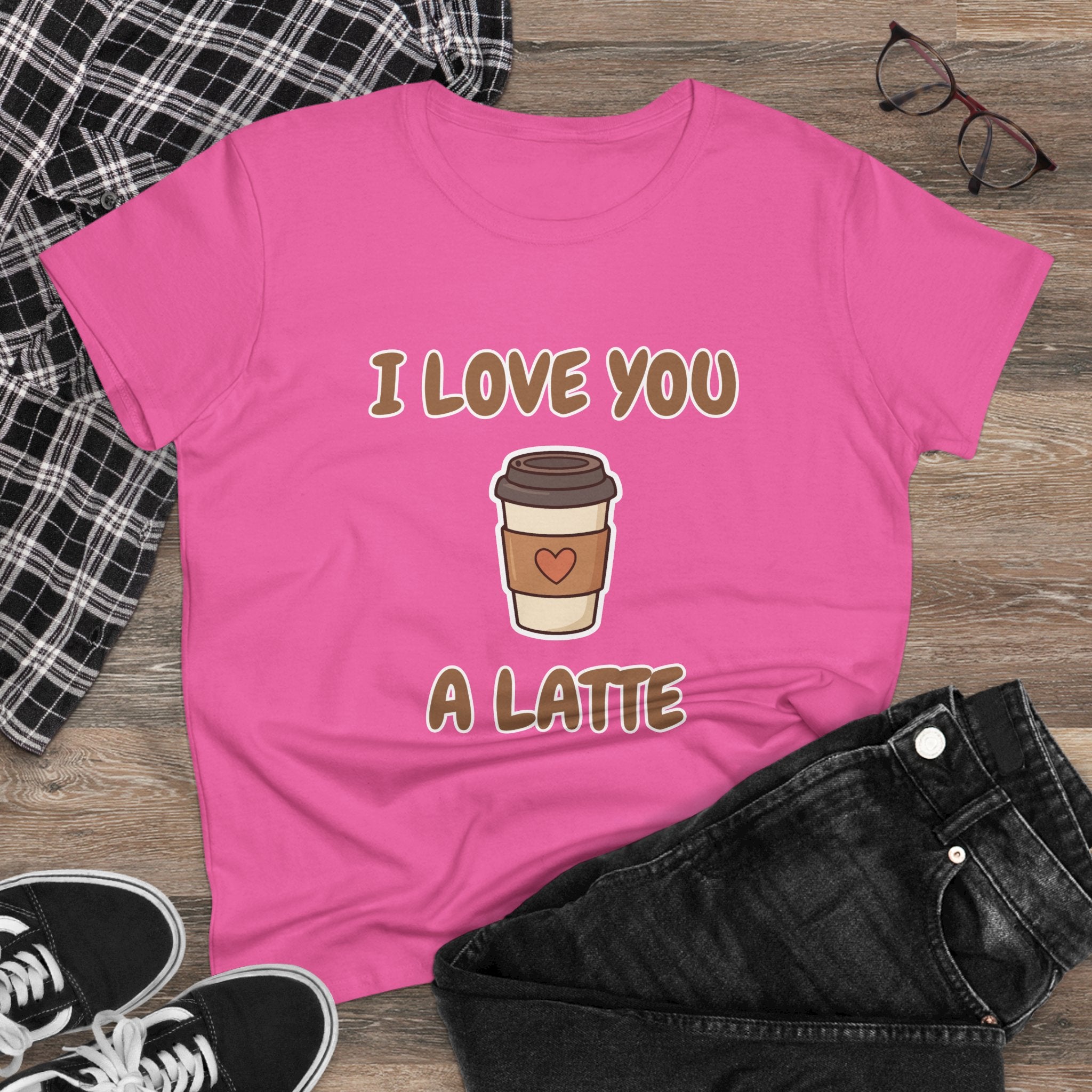 I Love You A Latte Coffee Tee