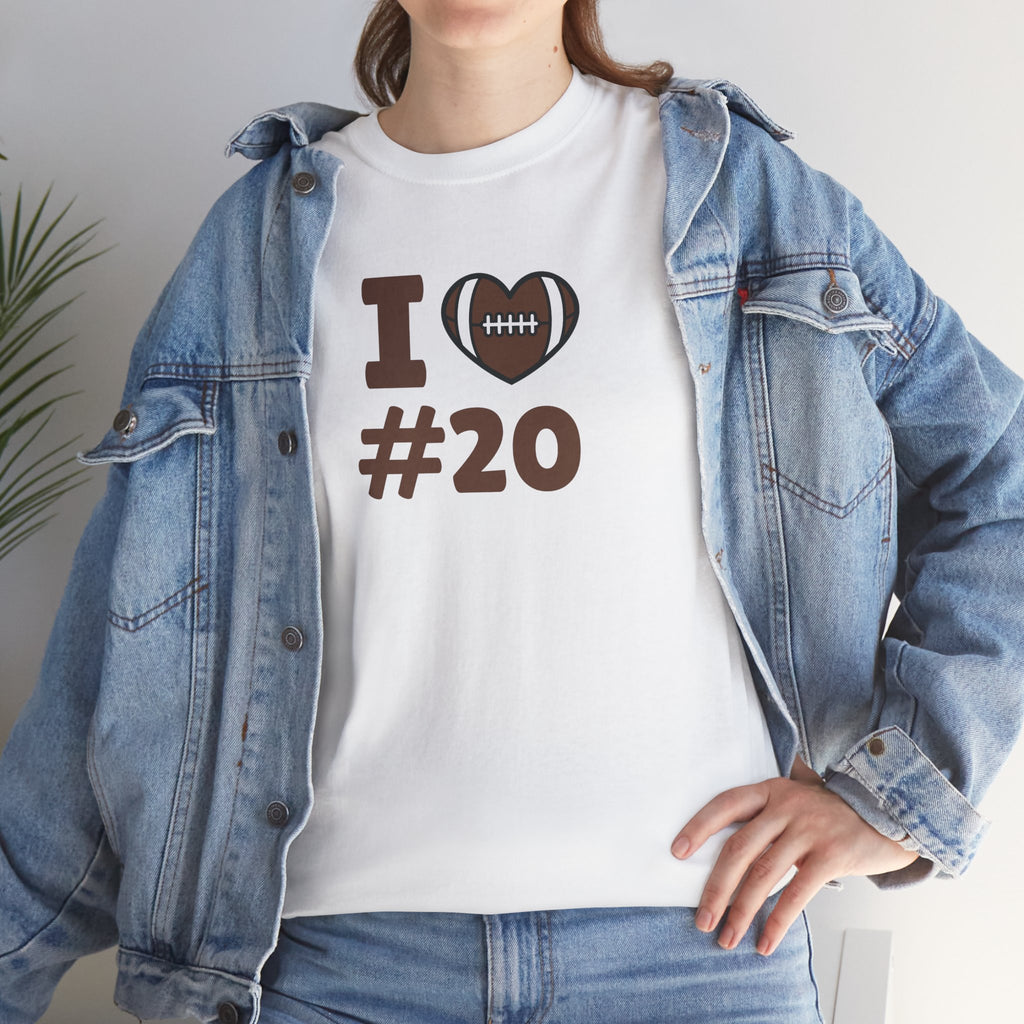 PERSONALIZABLE - I Heart #-- Customizable T‑Shirt