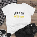 PERSONALIZABLE - Let's Go (Custom Yellow Text) Women's Tee — Cheerleading Game Day Fan Shirt