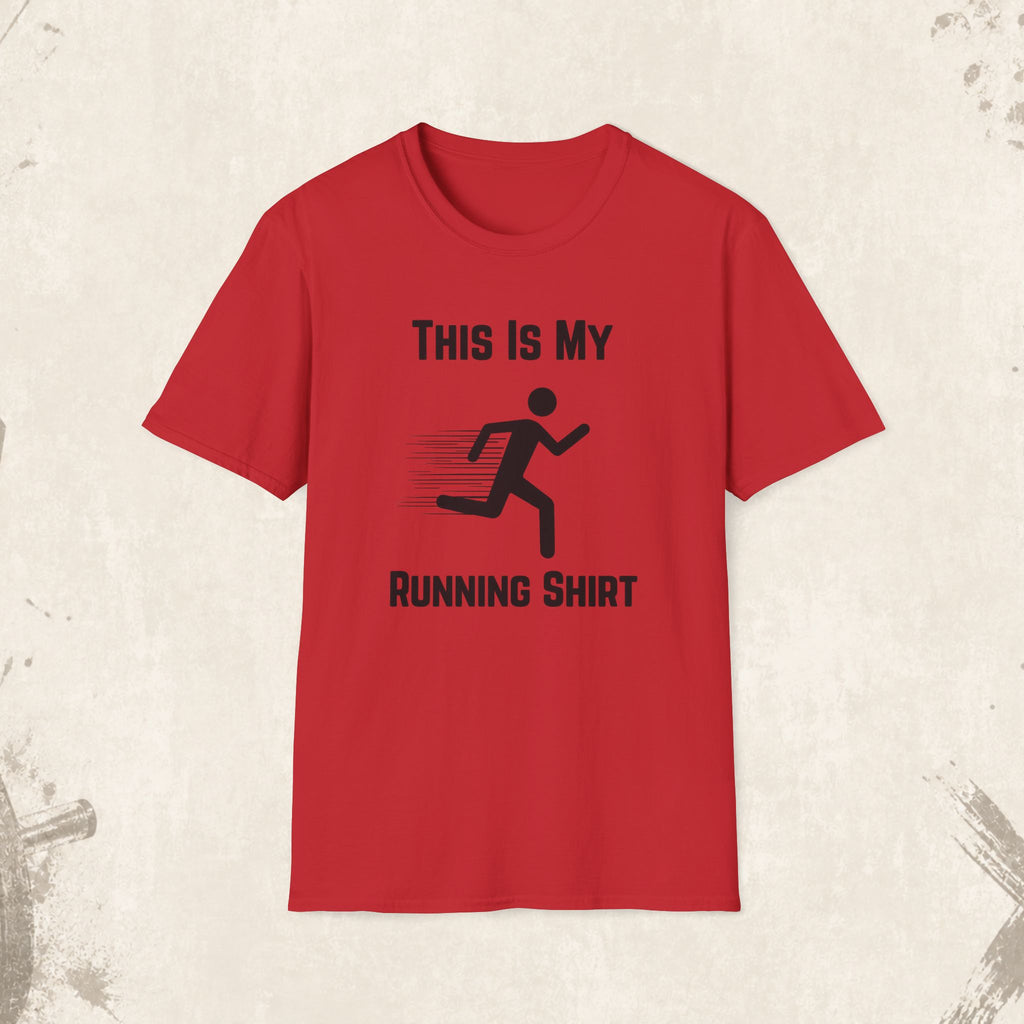 Running Shirt — "This Is My Running Shirt" Graphic Tee for Runners