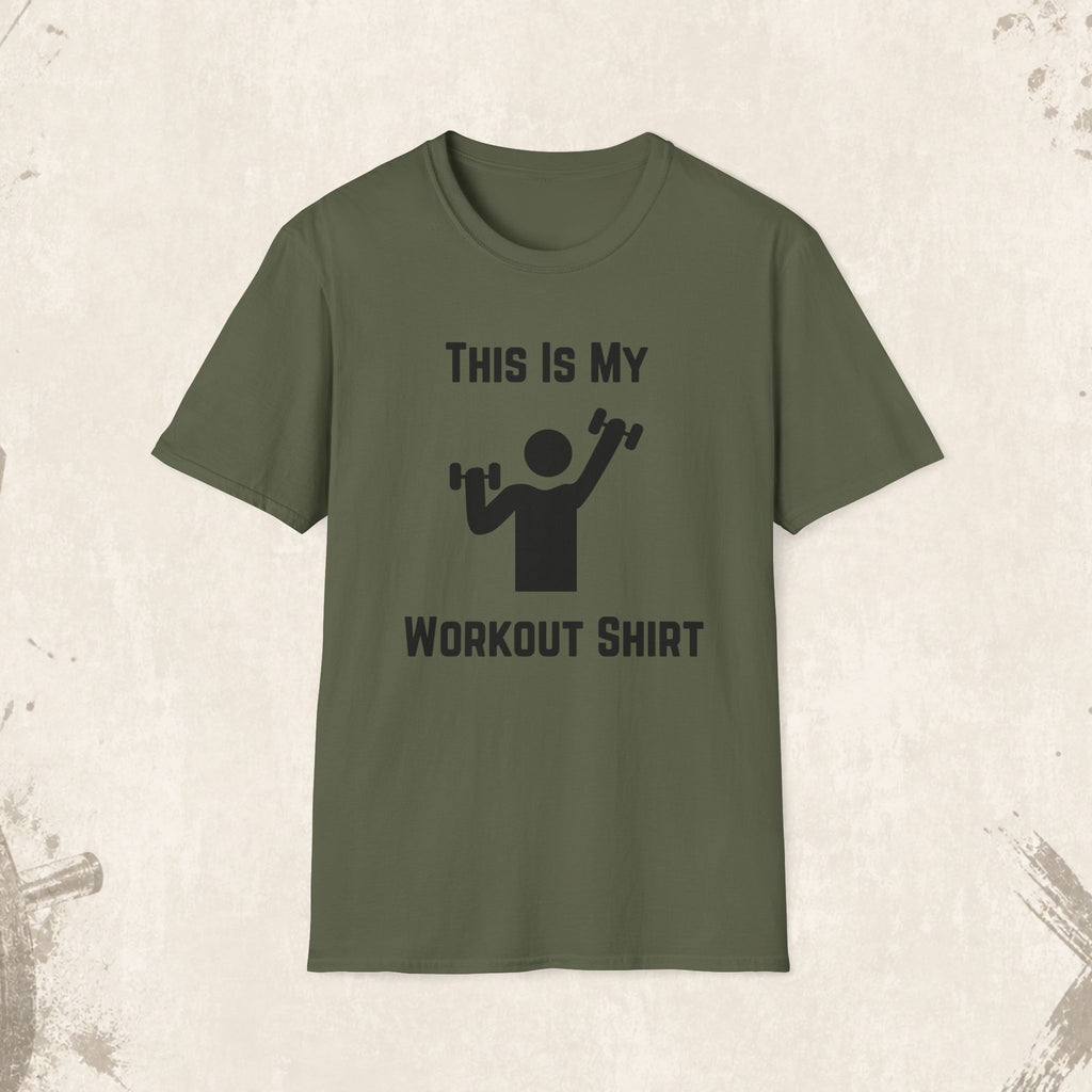 Workout Shirt — "This Is My Workout Shirt" Graphic Tee