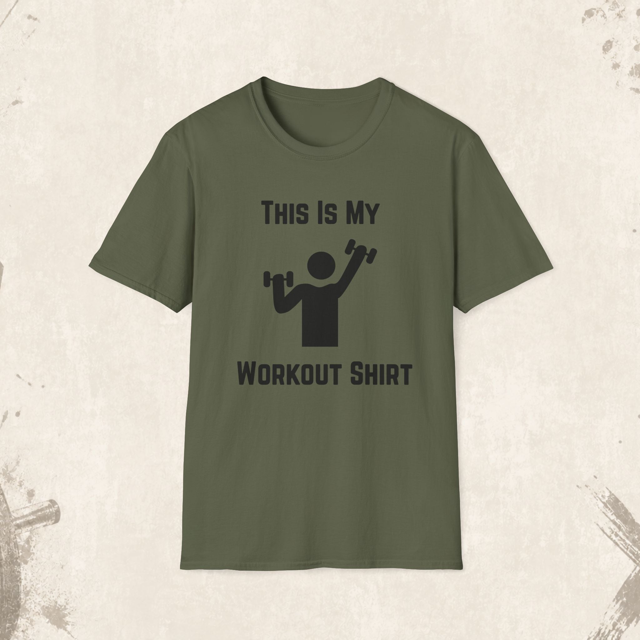 Workout Shirt — "This Is My Workout Shirt" Graphic Tee