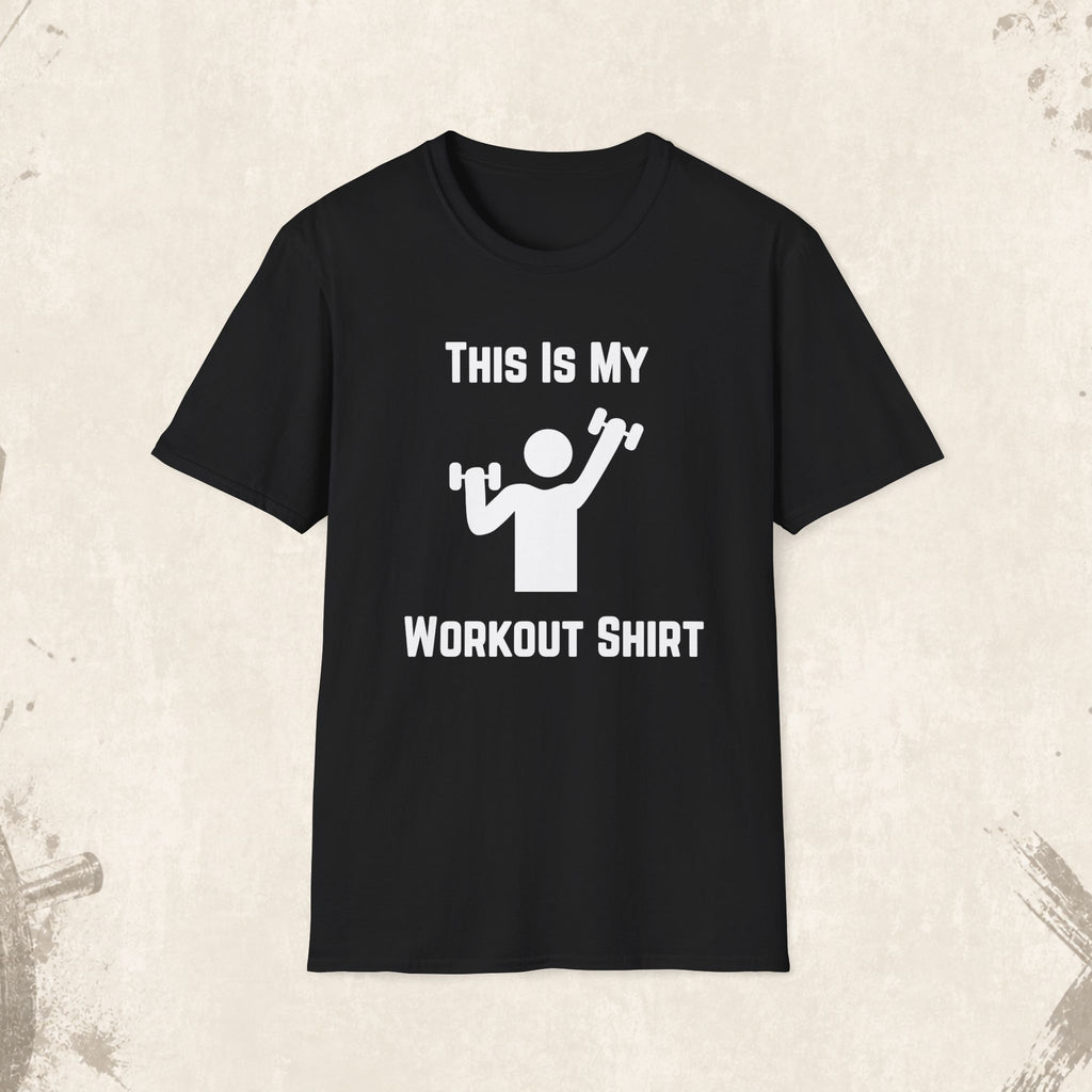 Workout Shirt — "This Is My Workout Shirt" Graphic Tee