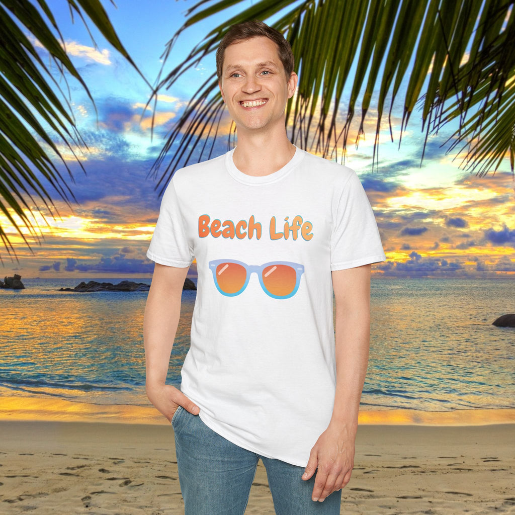Beach Life T-Shirt — Retro Sunglasses Summer Tee