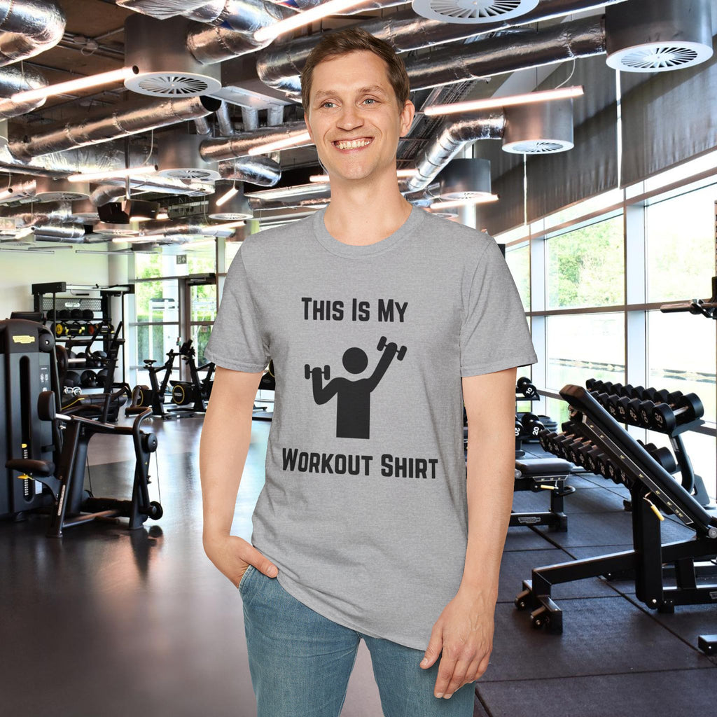 Workout Shirt — "This Is My Workout Shirt" Graphic Tee