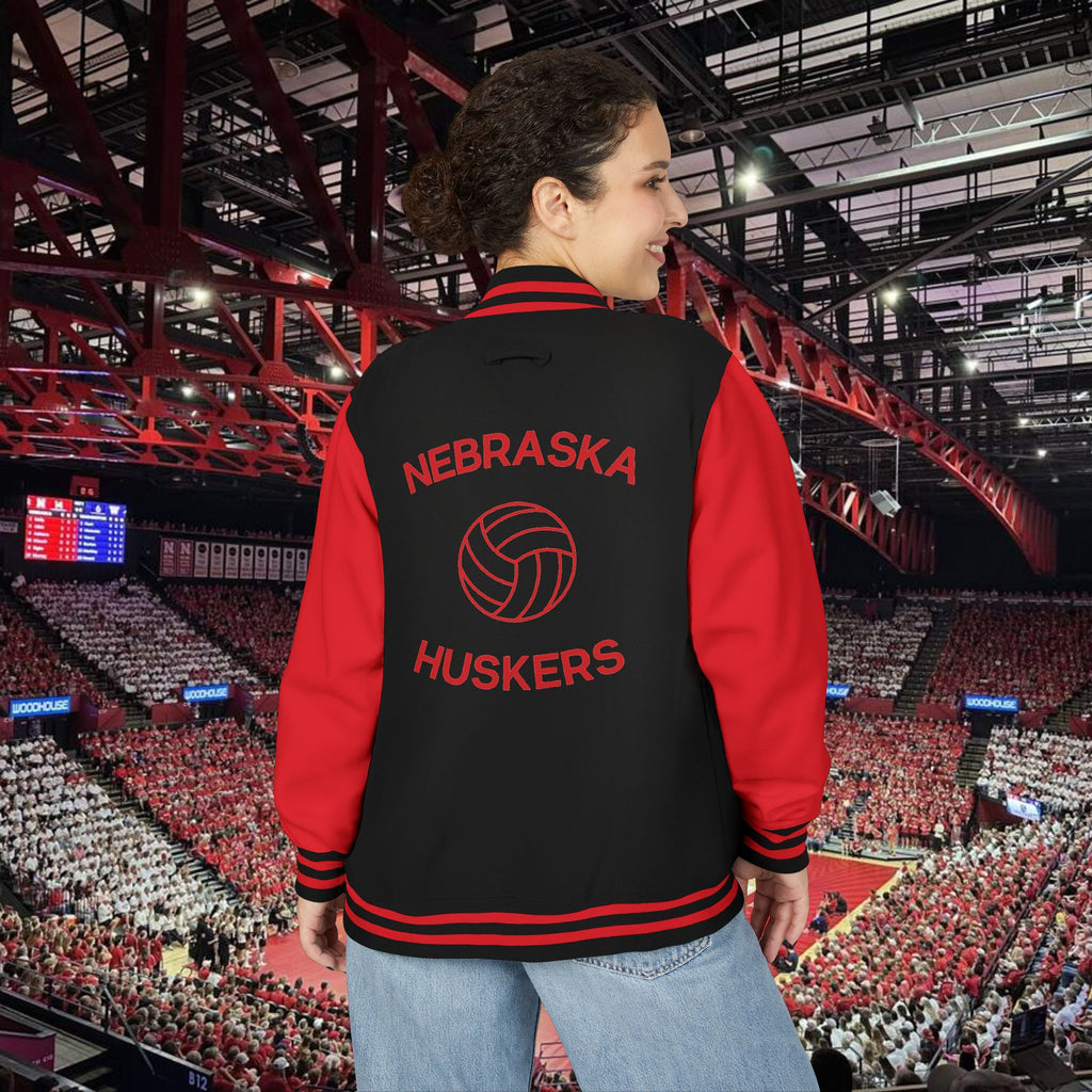 Nebraska Huskers Volleyball Letterman Jacket