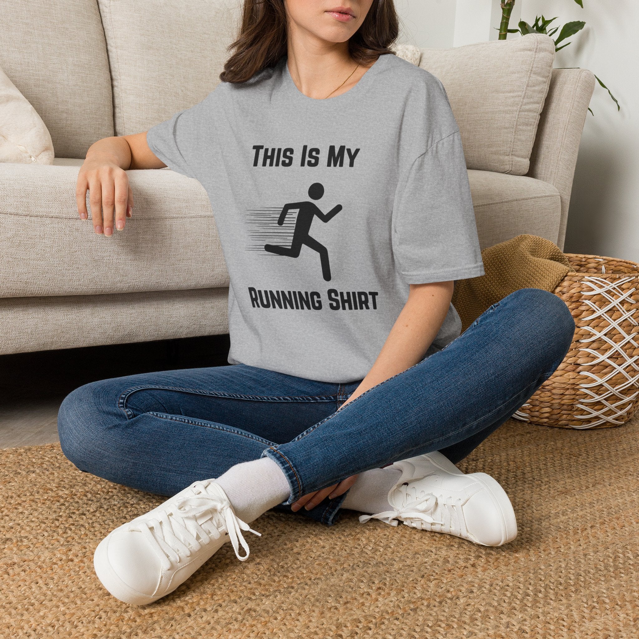 Running Shirt — "This Is My Running Shirt" Graphic Tee for Runners