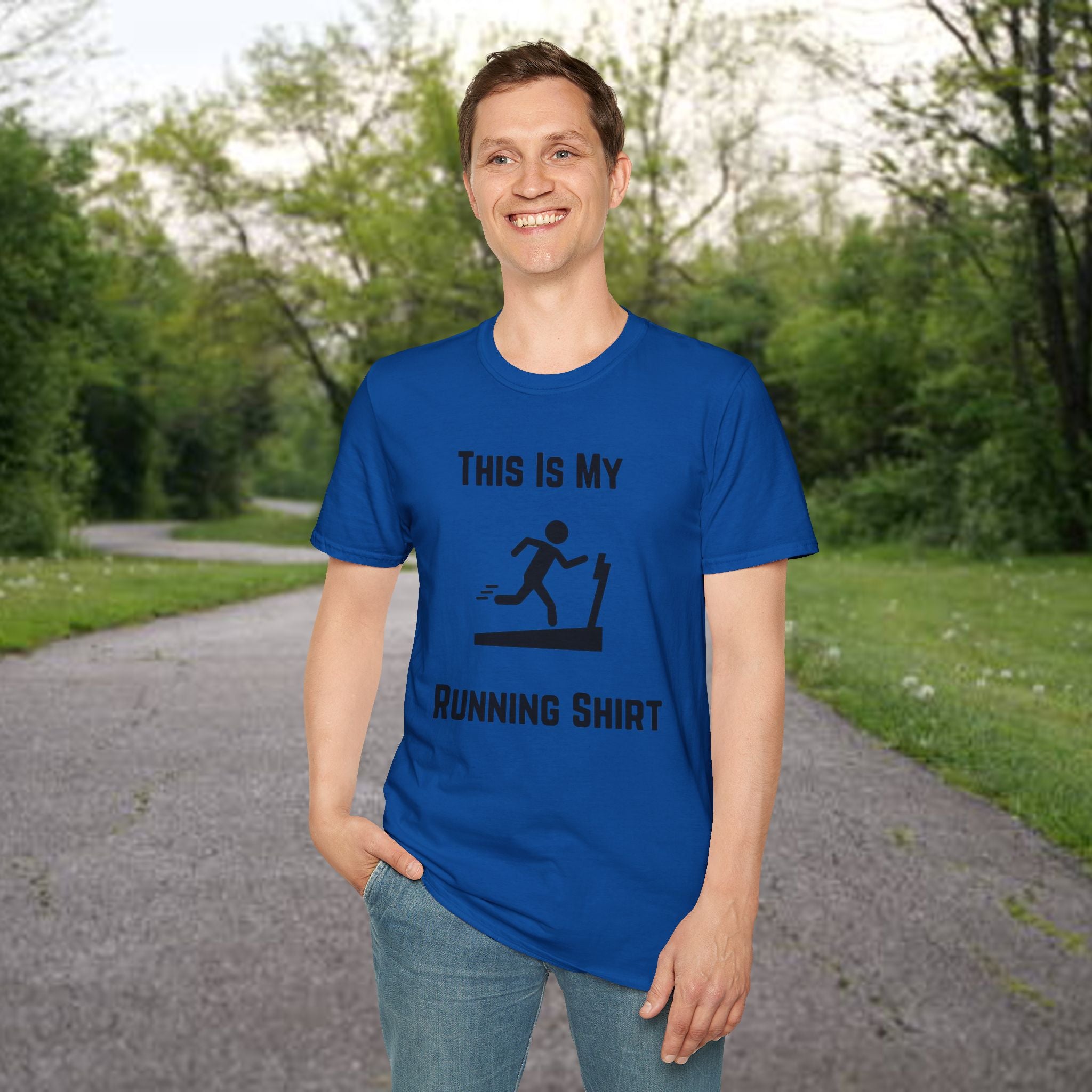 Running Shirt T‑Shirt — "This Is My Running Shirt" Graphic Tee for Treadmill Runners