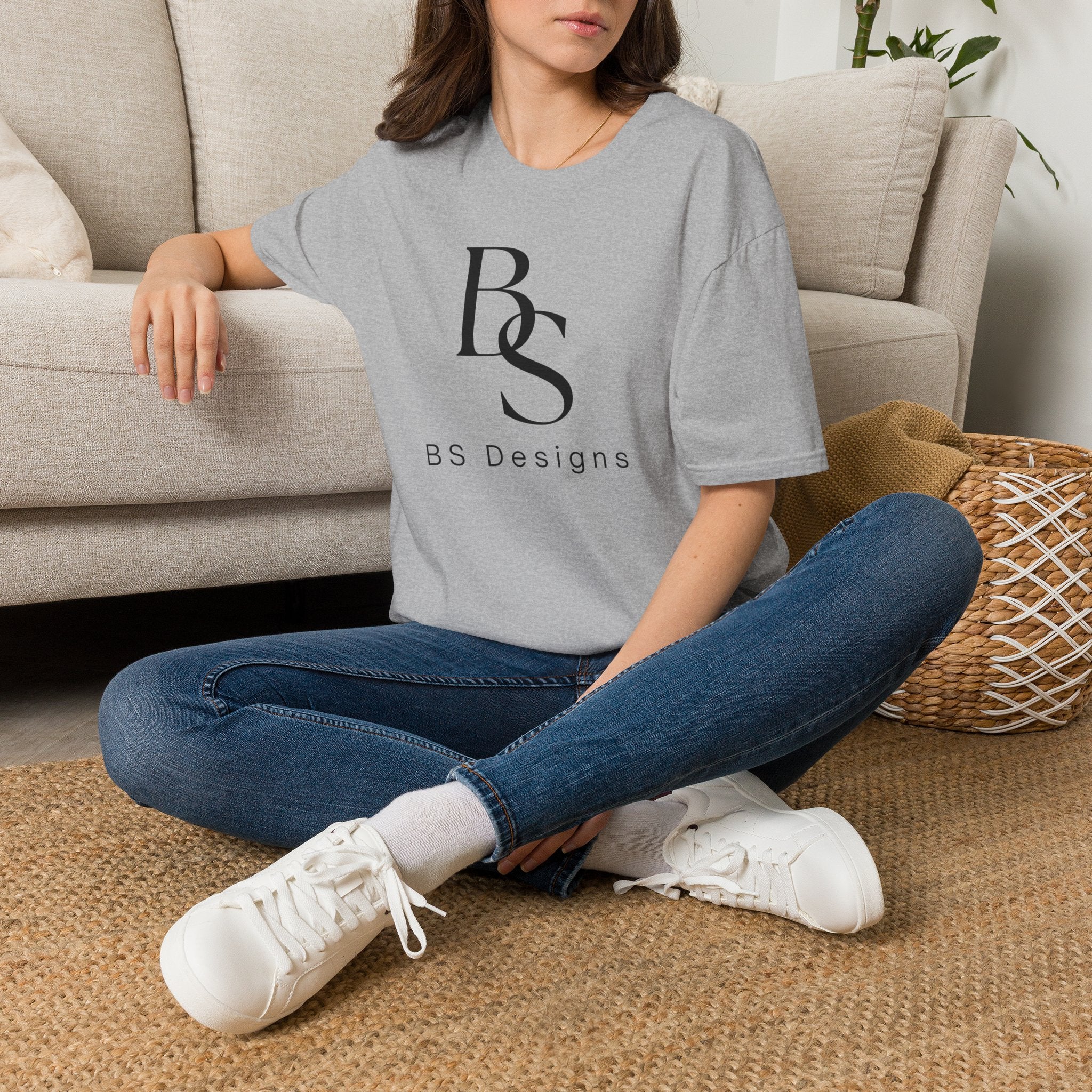 T-Shirt — BS Monogram Logo Tee (BS Designs)