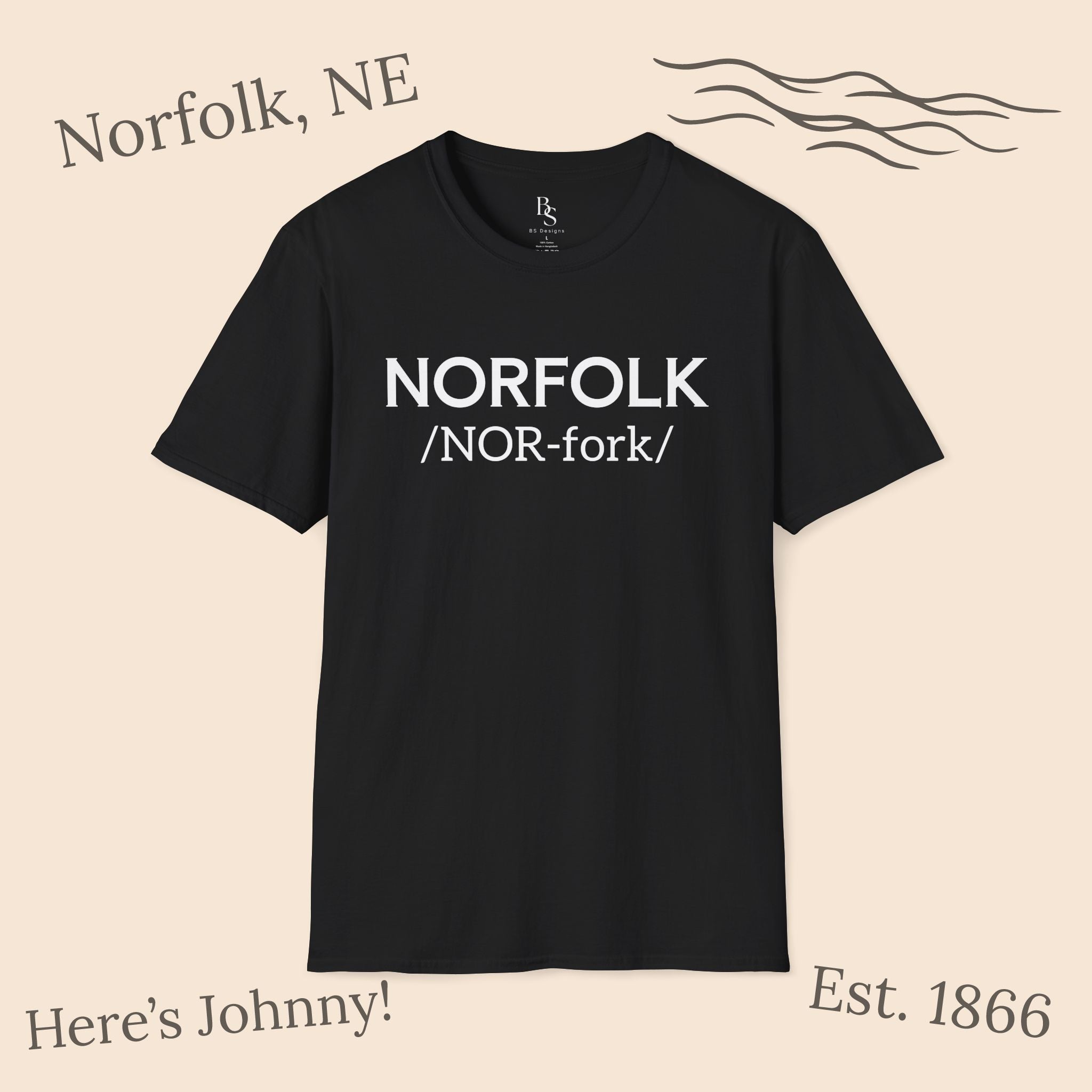 Norfolk Pronunciation T-Shirt — "NOR-fork" City Pride Tee