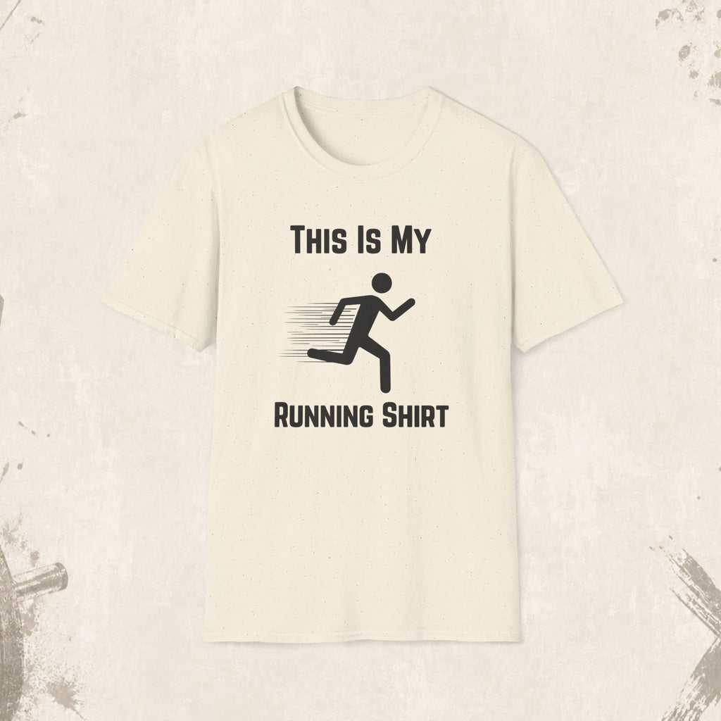 Running Shirt — "This Is My Running Shirt" Graphic Tee for Runners