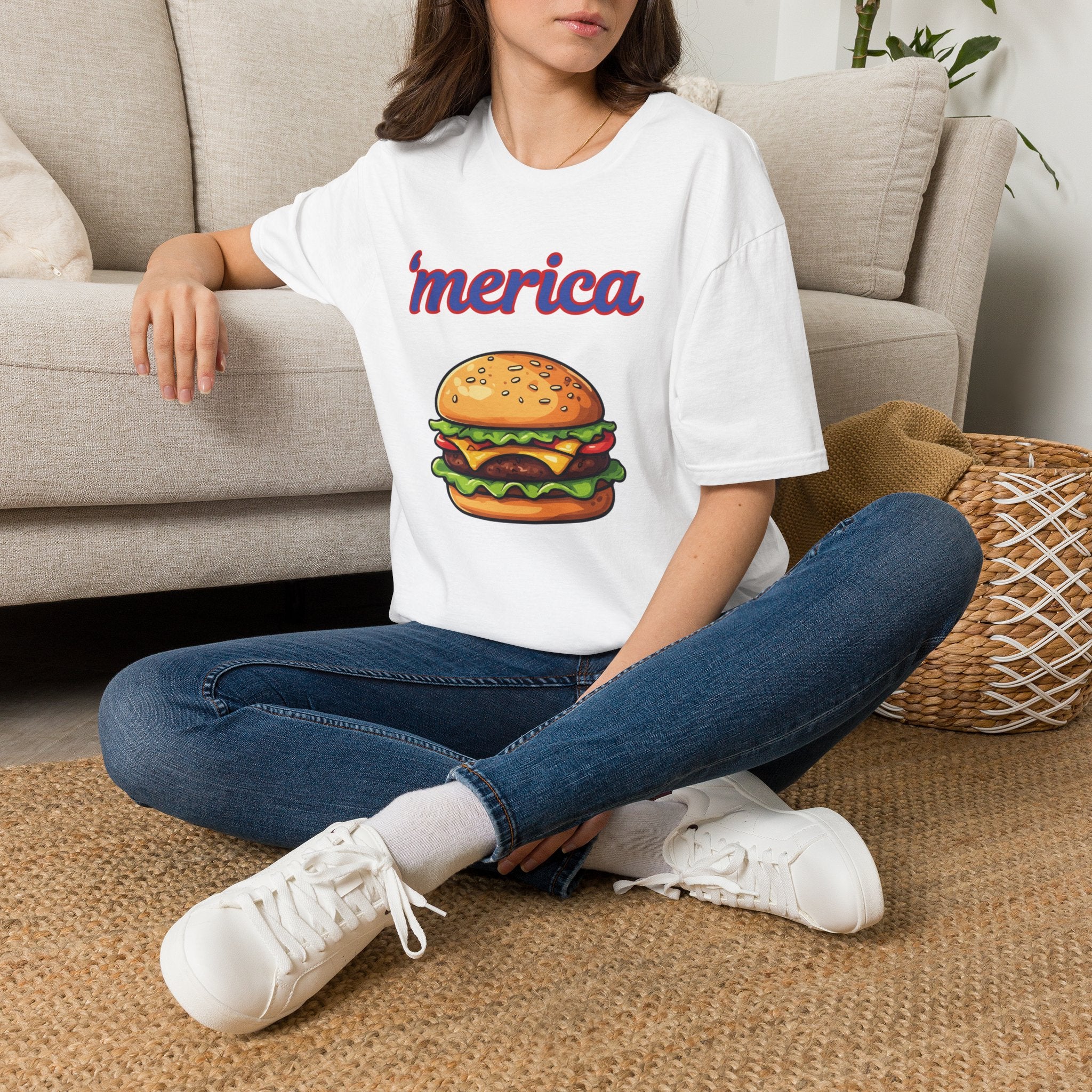'merica Cheeseburger T-Shirt