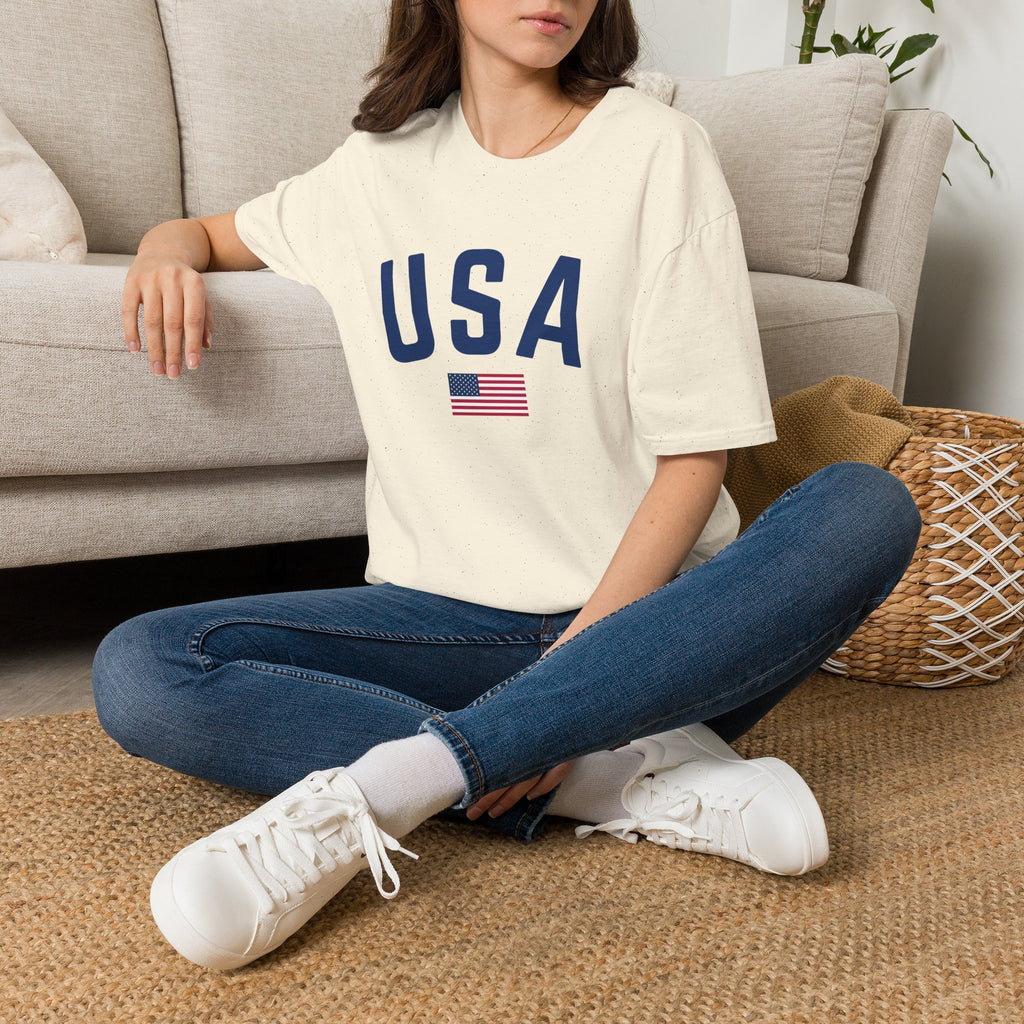 USA Flag T-Shirt — Patriotic American Graphic Tee for 4th of July and Memorial Day