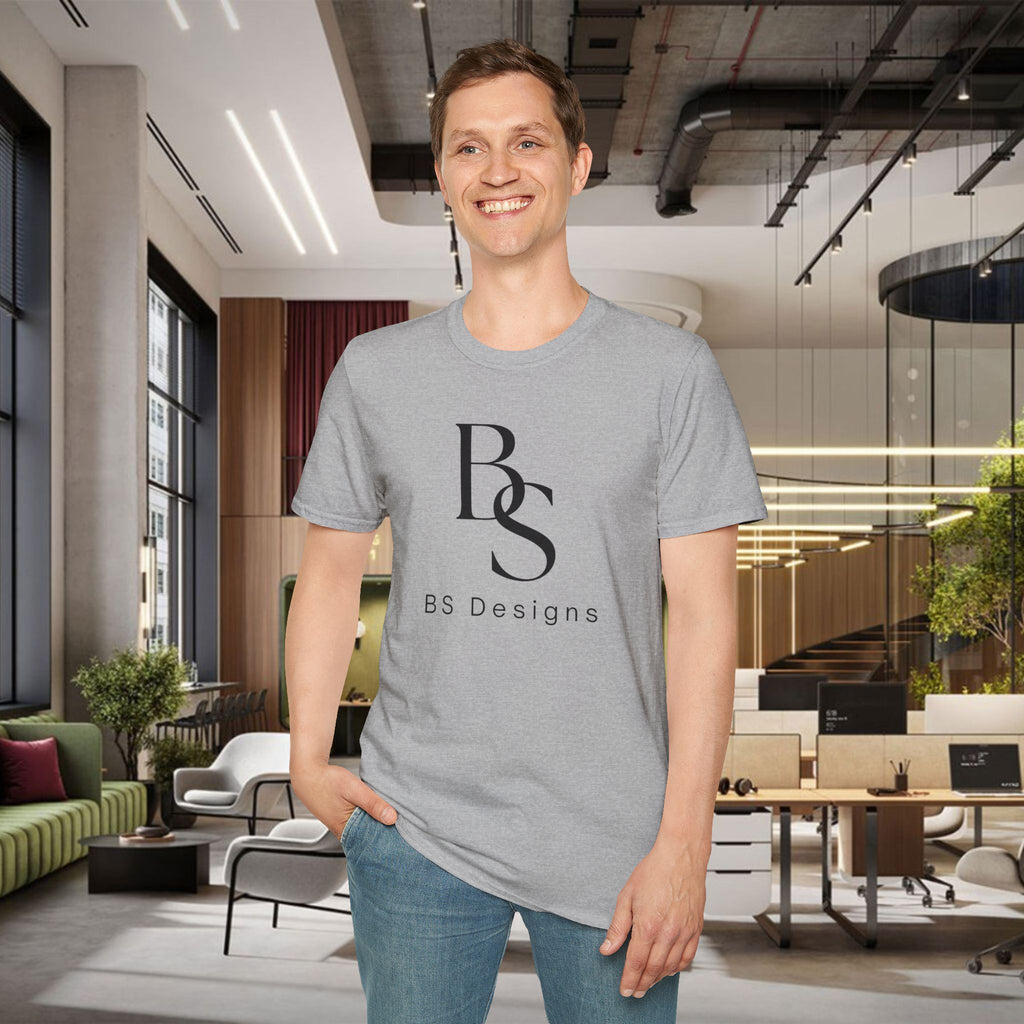 T-Shirt — BS Monogram Logo Tee (BS Designs)
