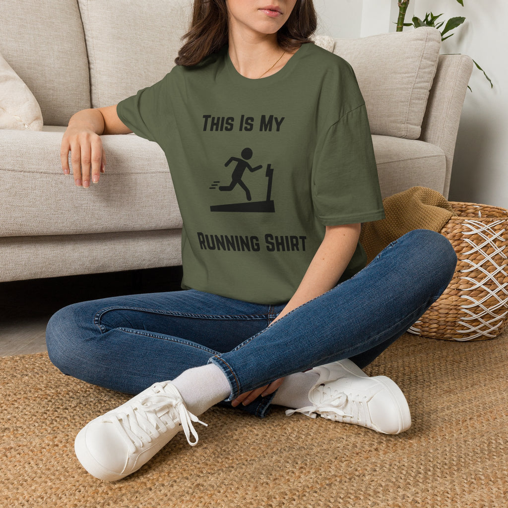 Running Shirt T‑Shirt — "This Is My Running Shirt" Graphic Tee for Treadmill Runners