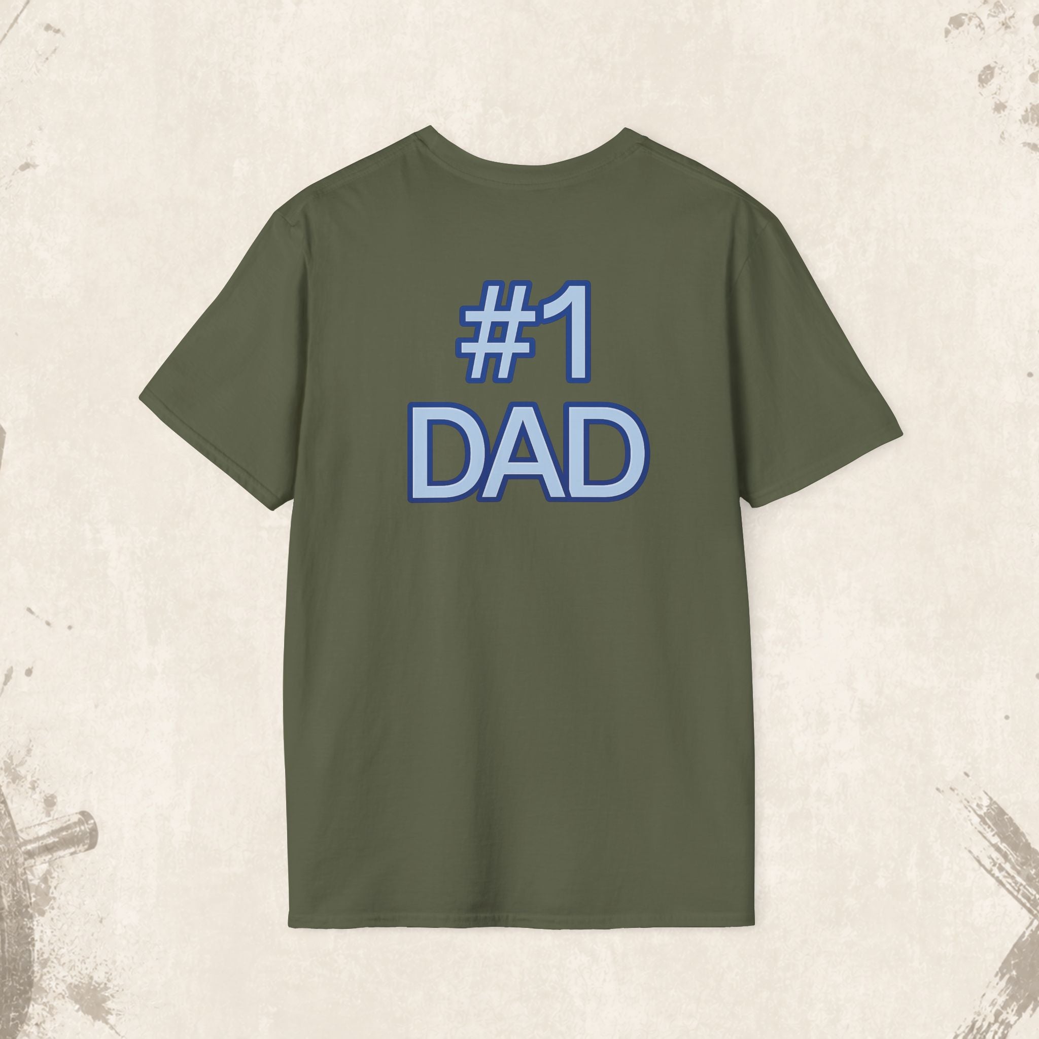 #1 Dad Badge T-Shirt – Celebrate the World's Greatest Dad