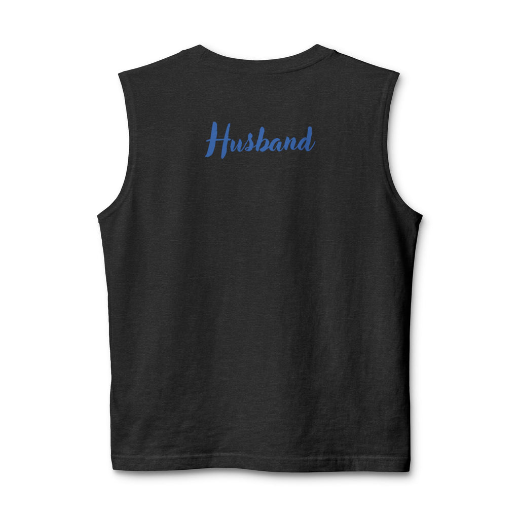 Honeymoon Era Muscle Tank for Husband — 'In Our Honeymoon Era' Front & 'Husband' Back