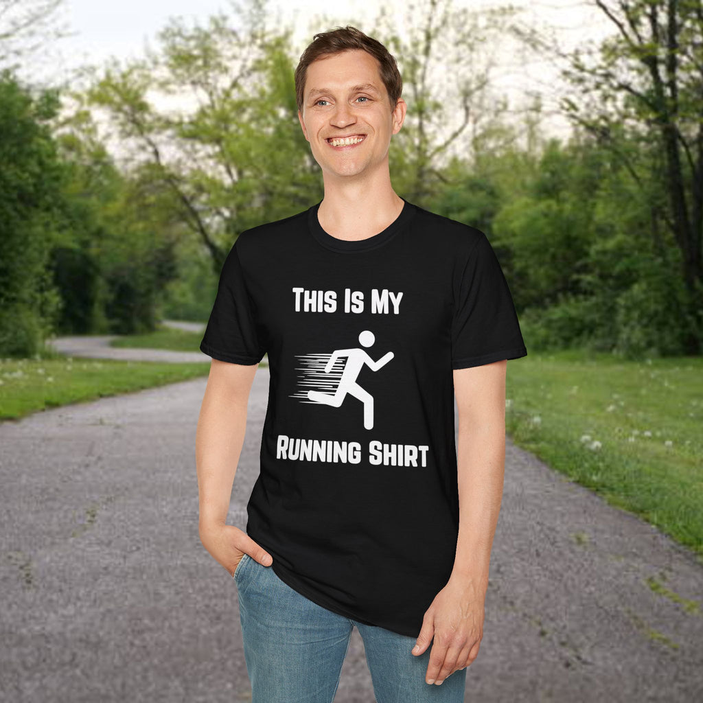 Running Shirt — "This Is My Running Shirt" Graphic Tee for Runners