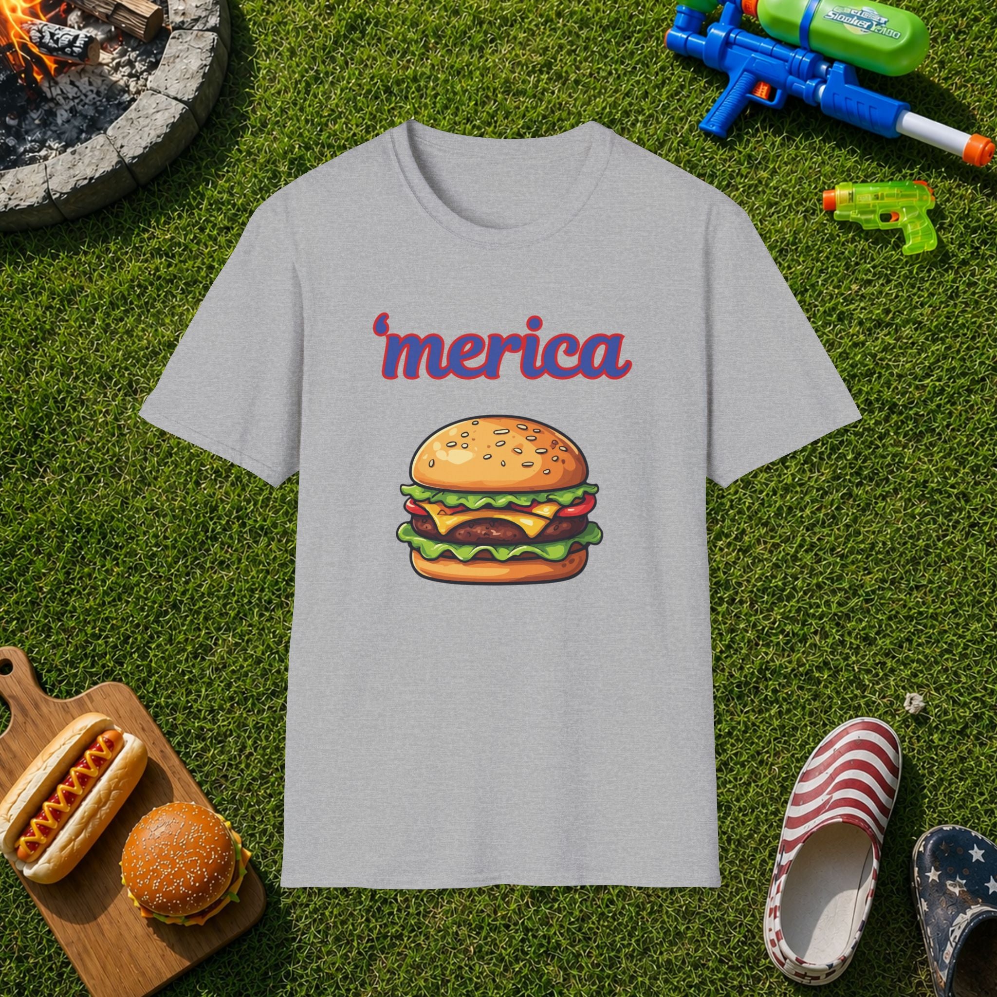 'merica Cheeseburger T-Shirt