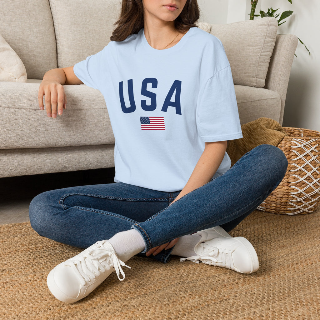 USA Flag T-Shirt — Patriotic American Graphic Tee for 4th of July and Memorial Day