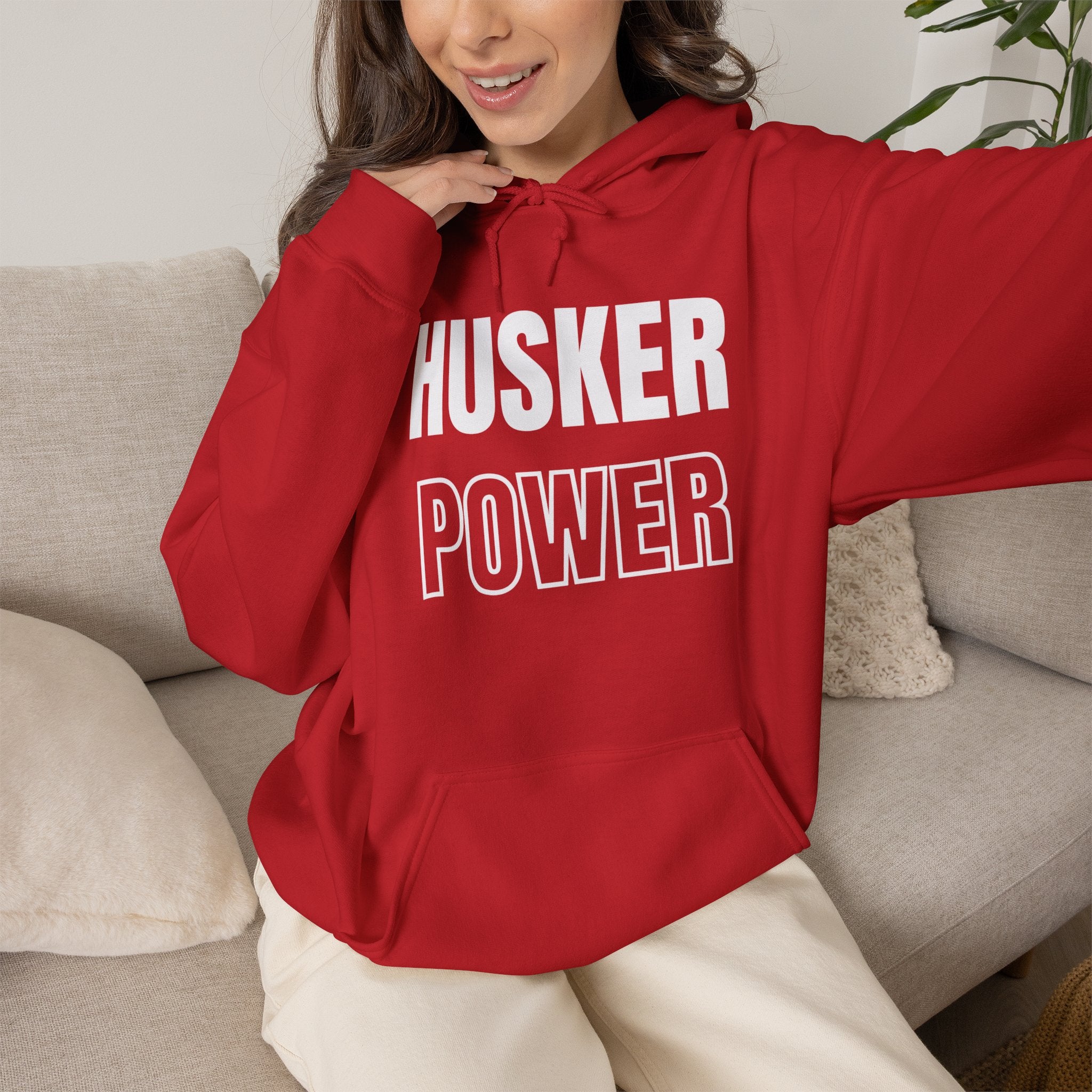 Husker Power Hoodie — College Team Pullover for Fans