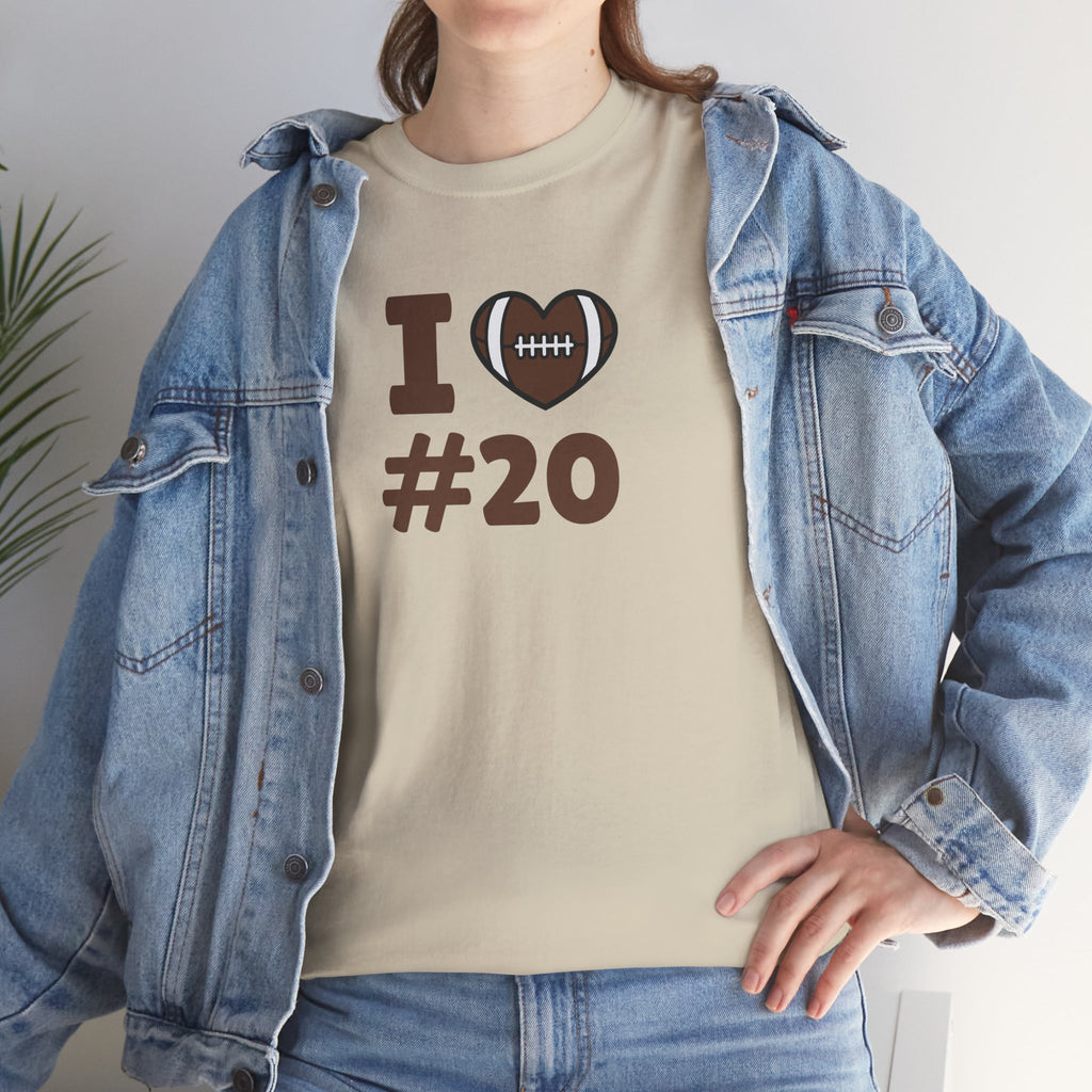PERSONALIZABLE - I Heart #-- Customizable T‑Shirt