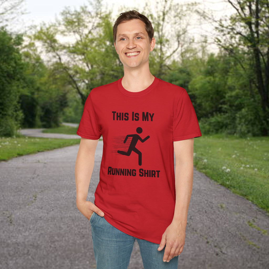 Running Shirt — "This Is My Running Shirt" Graphic Tee for Runners