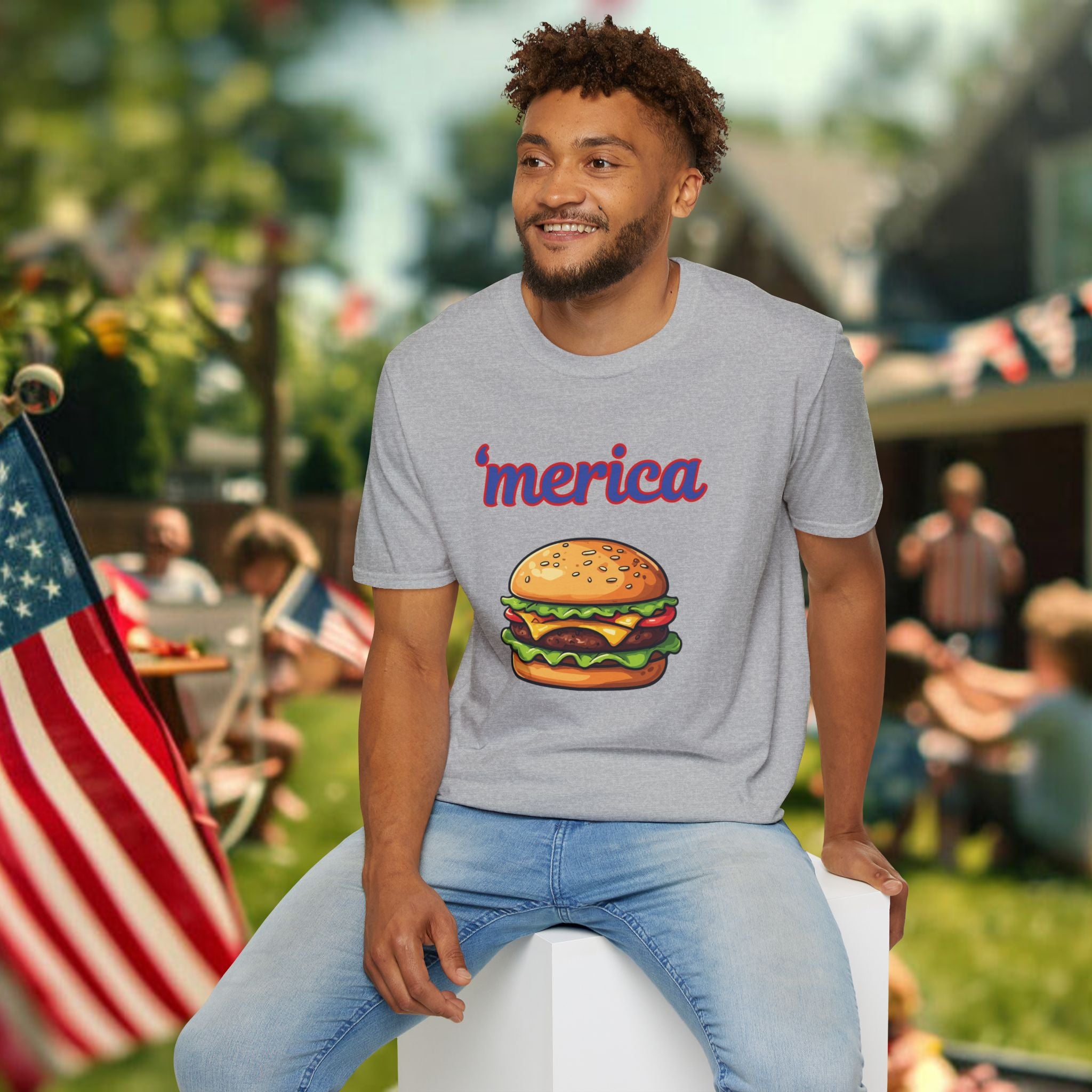 'merica Cheeseburger T-Shirt
