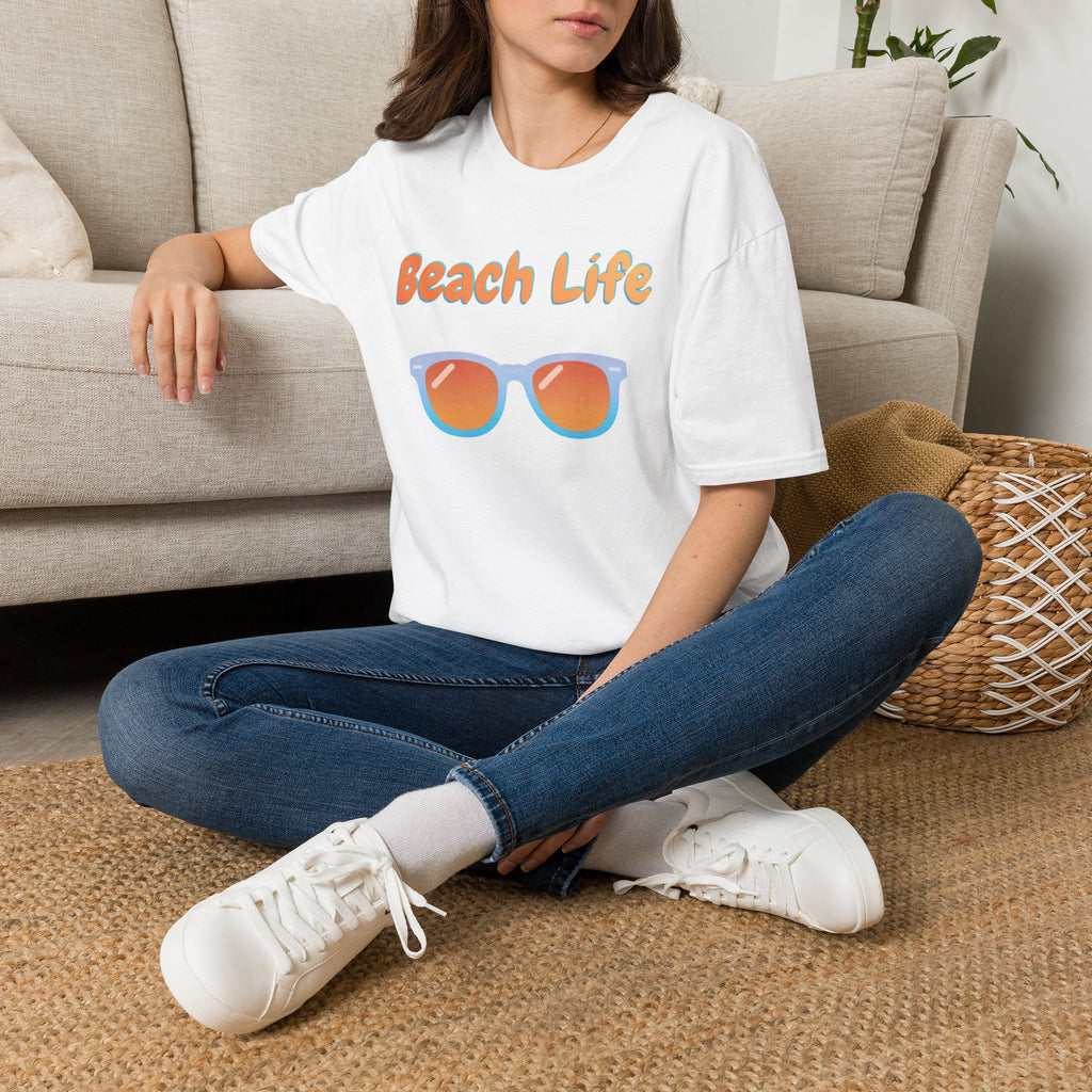 Beach Life T-Shirt — Retro Sunglasses Summer Tee
