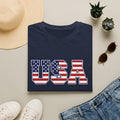USA Flag T-Shirt – Retro Patriotic Stars & Stripes Tee