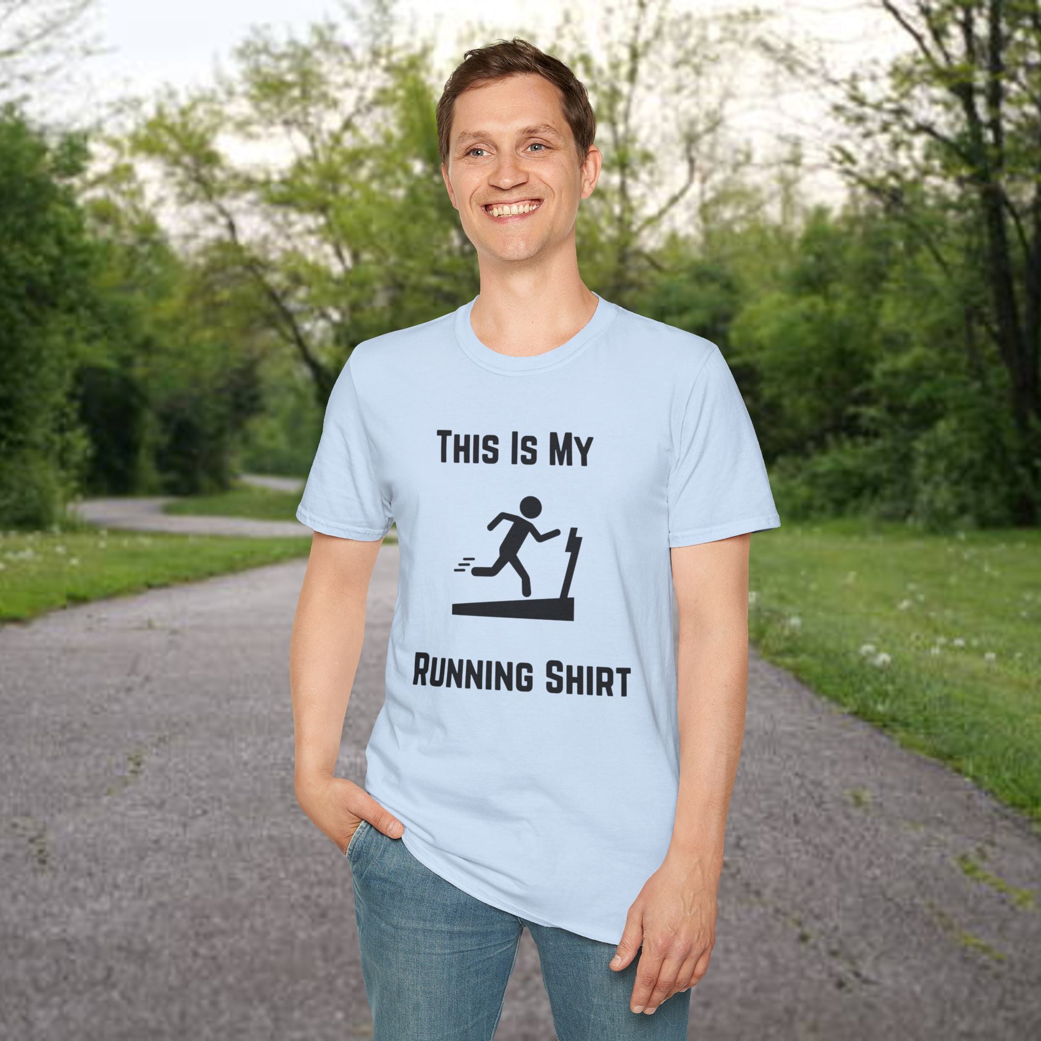 Running Shirt T‑Shirt — "This Is My Running Shirt" Graphic Tee for Treadmill Runners