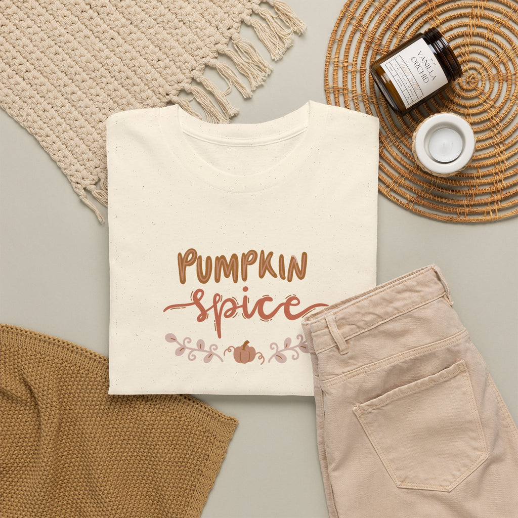 Pumpkin Spice Tee – Autumn Leaves Fall Graphic Shirt