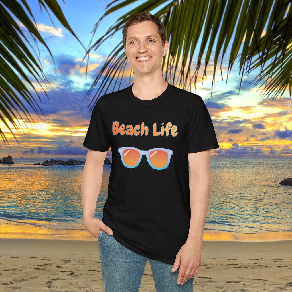 Beach Life T-Shirt — Retro Sunglasses Summer Tee
