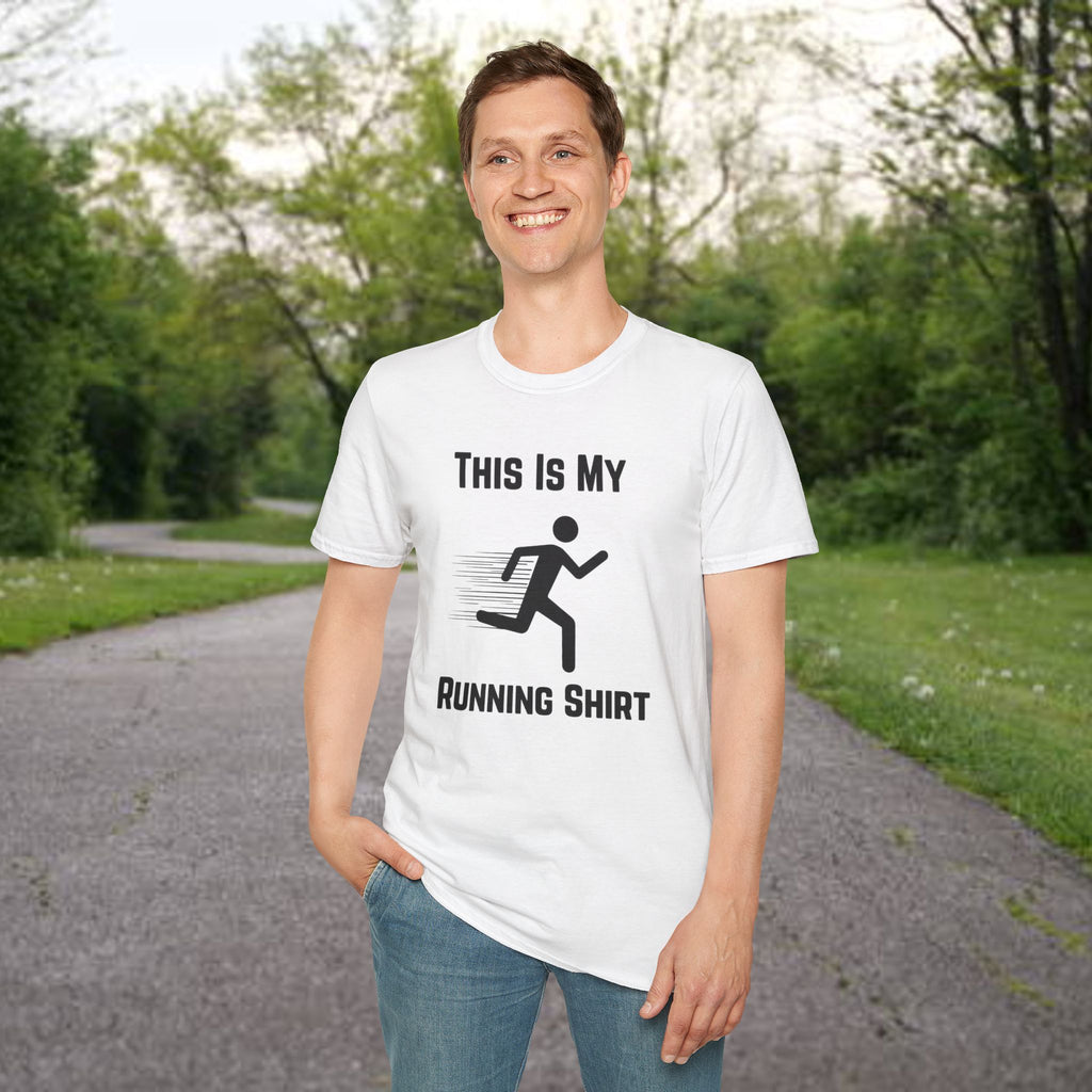 Running Shirt — "This Is My Running Shirt" Graphic Tee for Runners