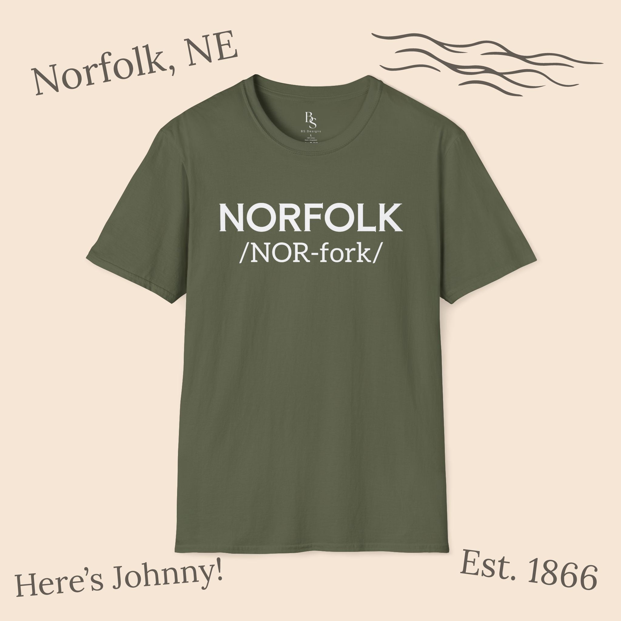 Norfolk Pronunciation T-Shirt — "NOR-fork" City Pride Tee