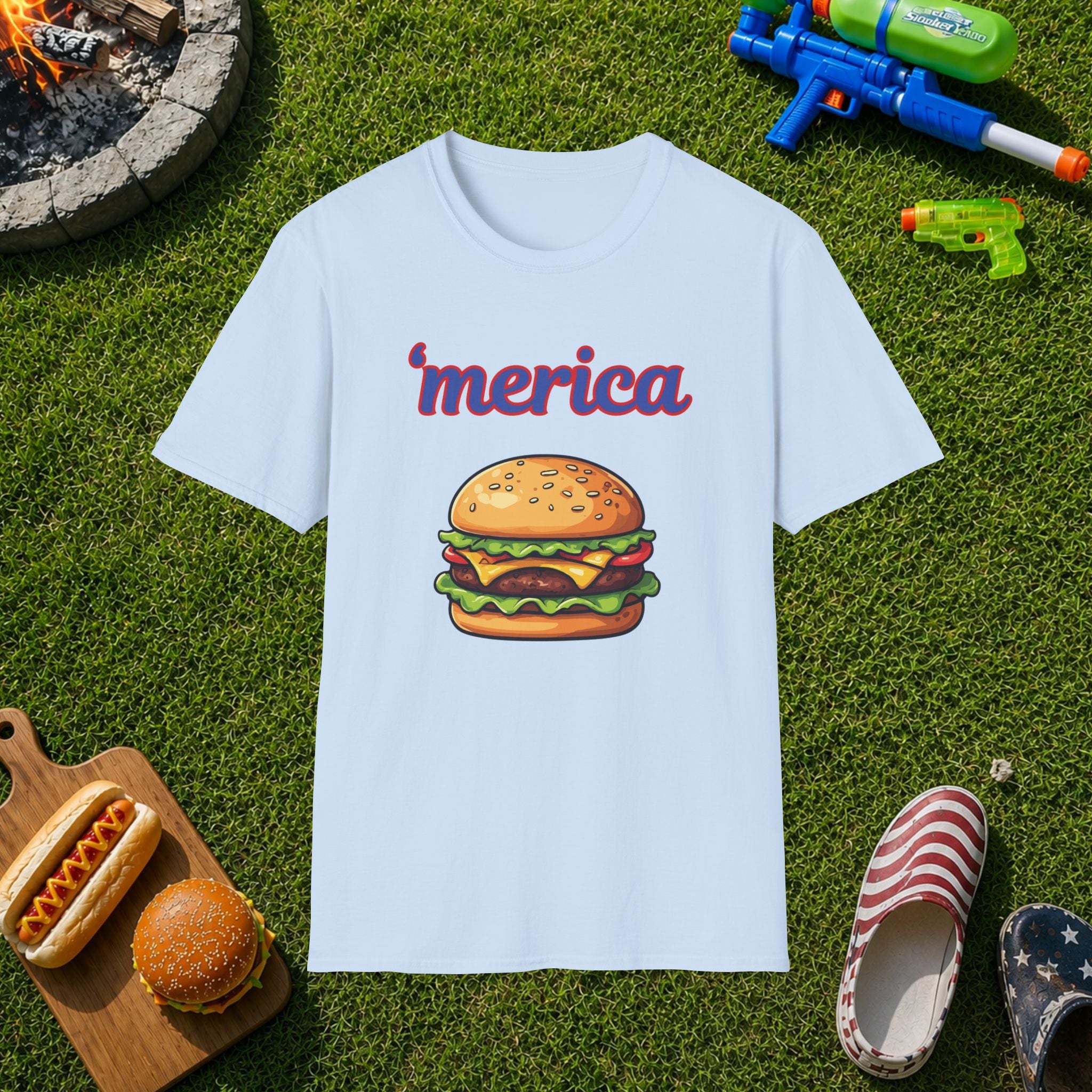 'merica Cheeseburger T-Shirt