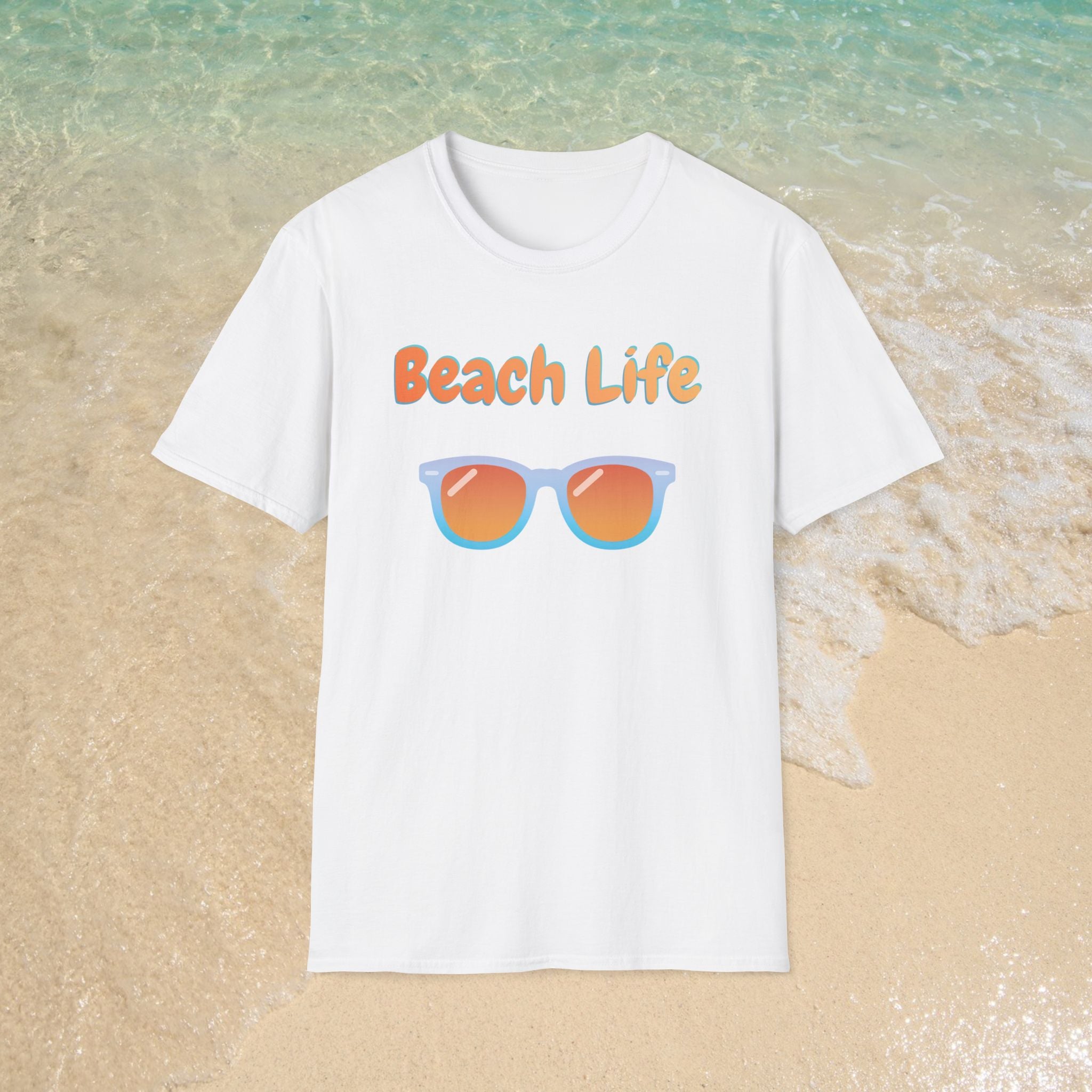 Beach Life T-Shirt — Retro Sunglasses Summer Tee