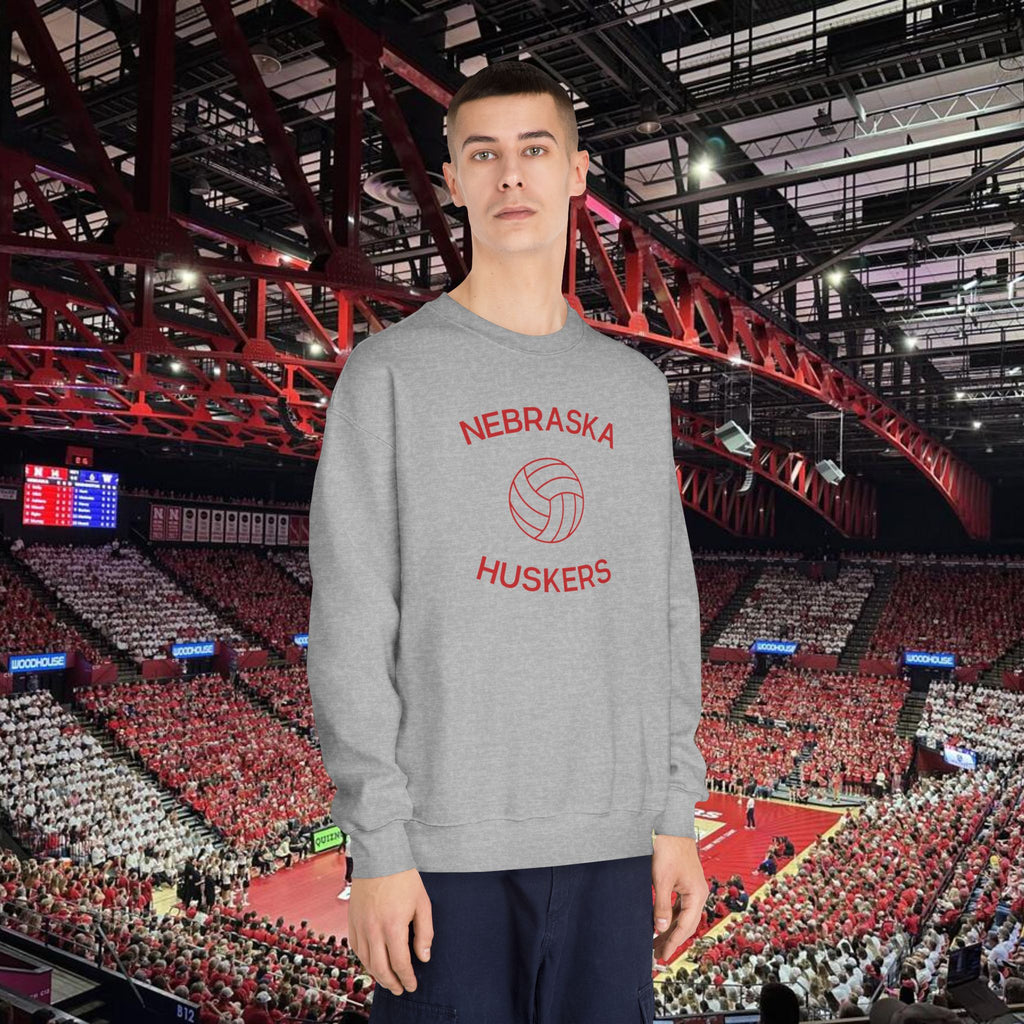 Nebraska Huskers Volleyball Crewneck Sweatshirt