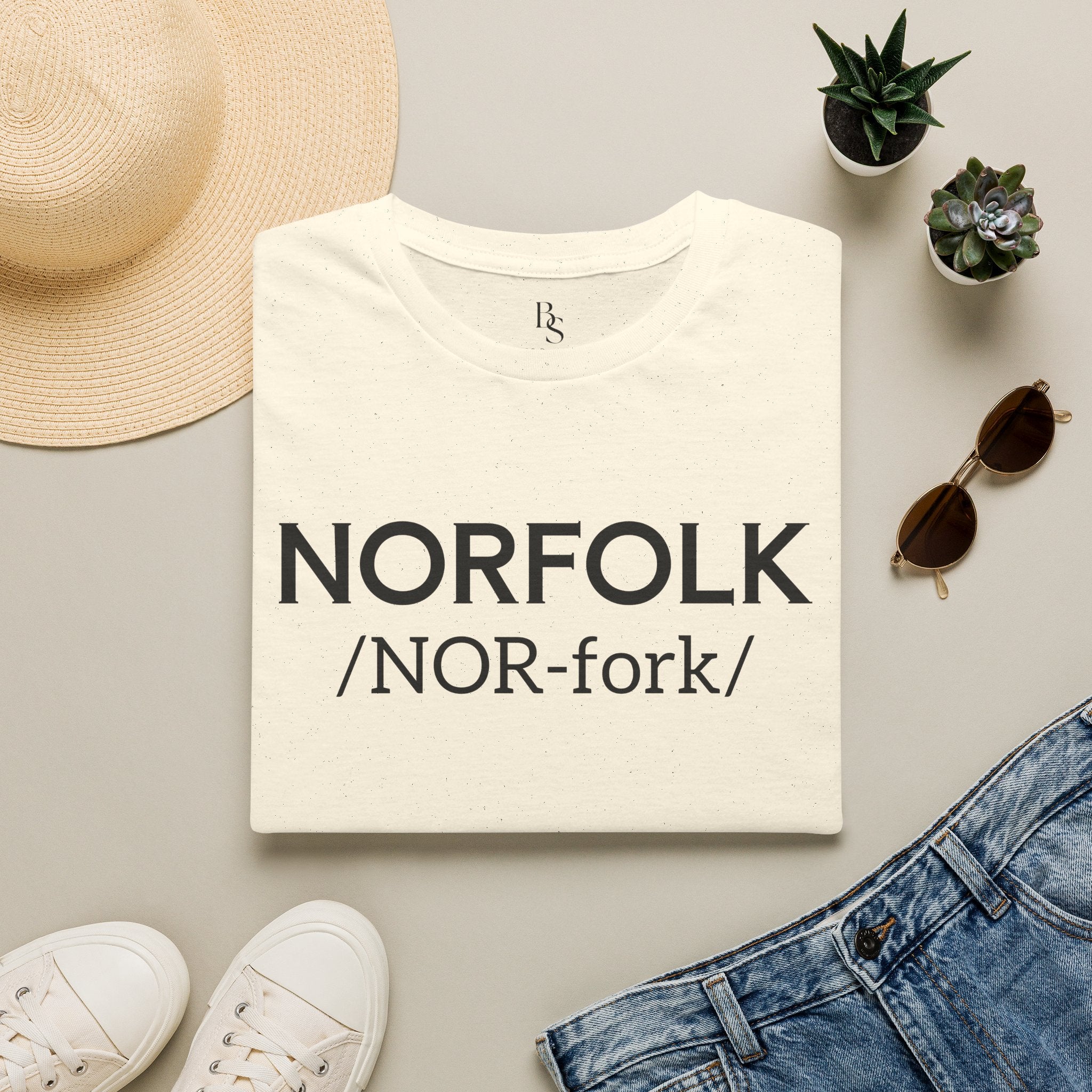 Norfolk Pronunciation T-Shirt — "NOR-fork" City Pride Tee