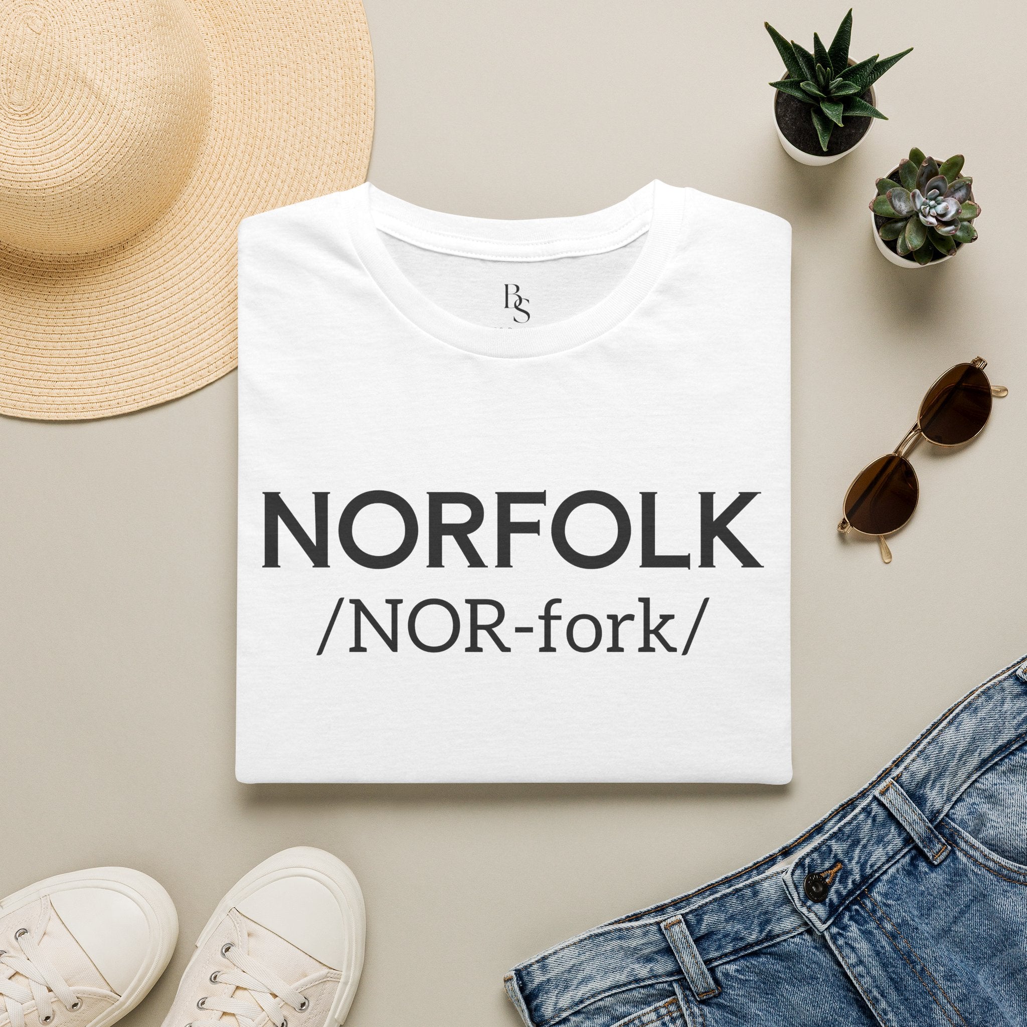 Norfolk Pronunciation T-Shirt — "NOR-fork" City Pride Tee